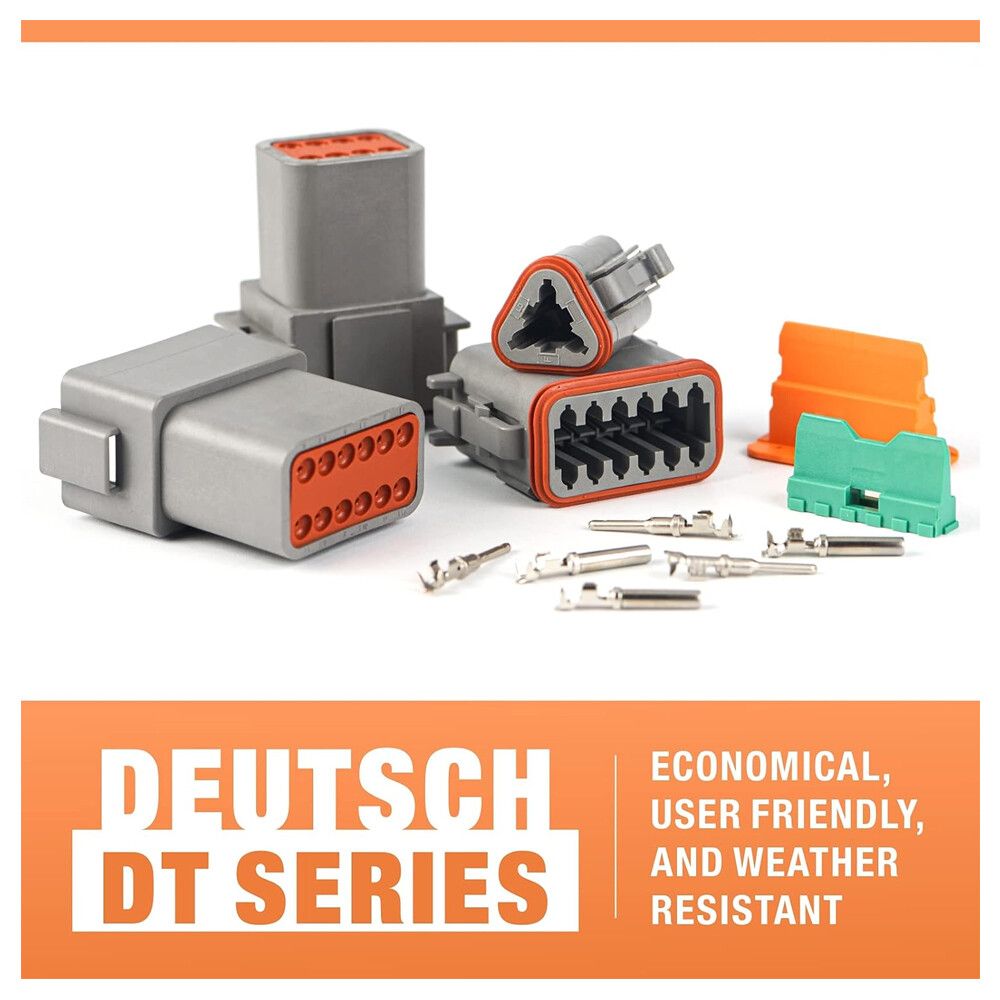 188pcs Deutsch DT Series Connector Assortment 2/3/4/6/8/12 pin 2 Pair each - Image 5