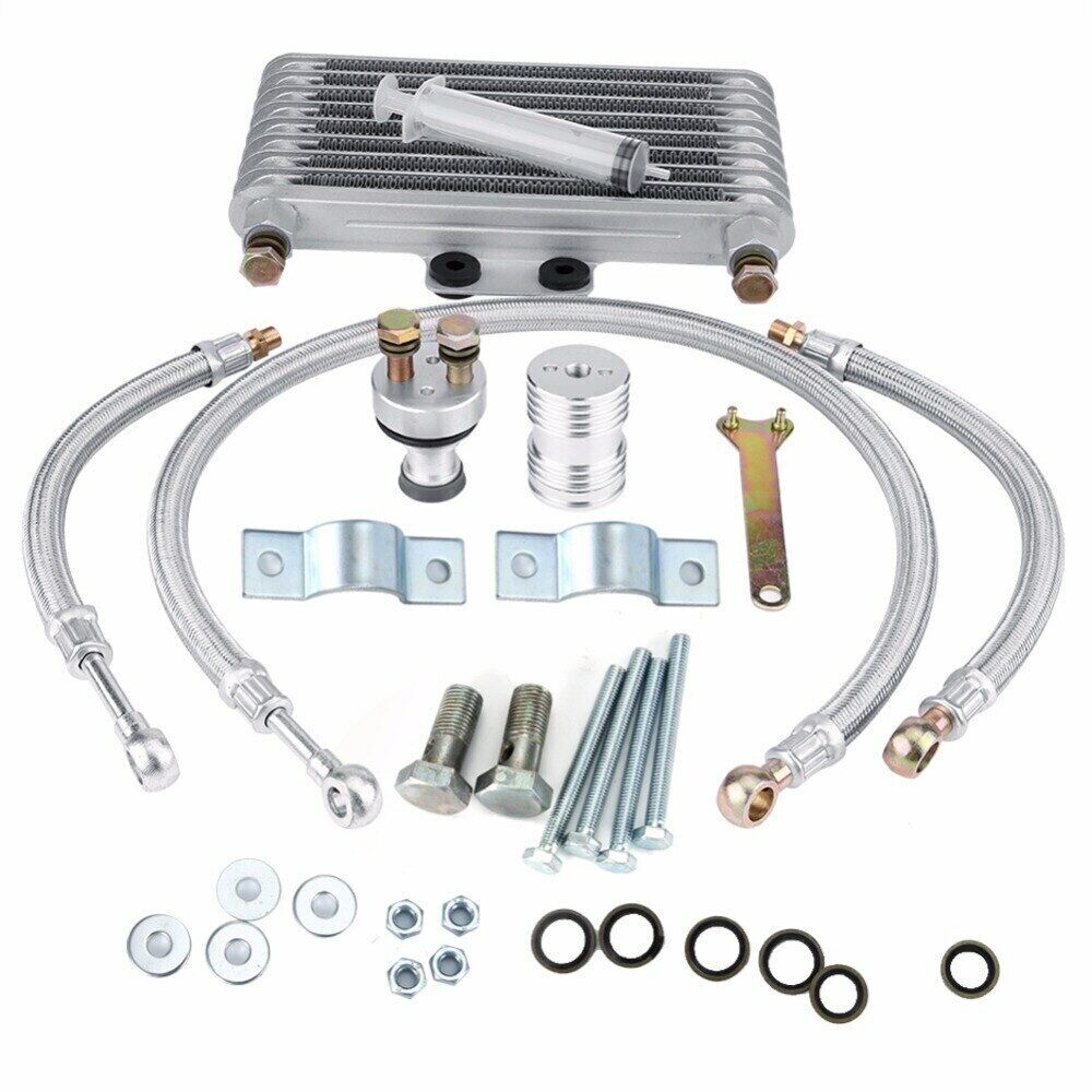 New 125ml Motorcycle Oil Cooler Cooling Radiator Kit For Honda CB CG 100CC-250CC - Image 5