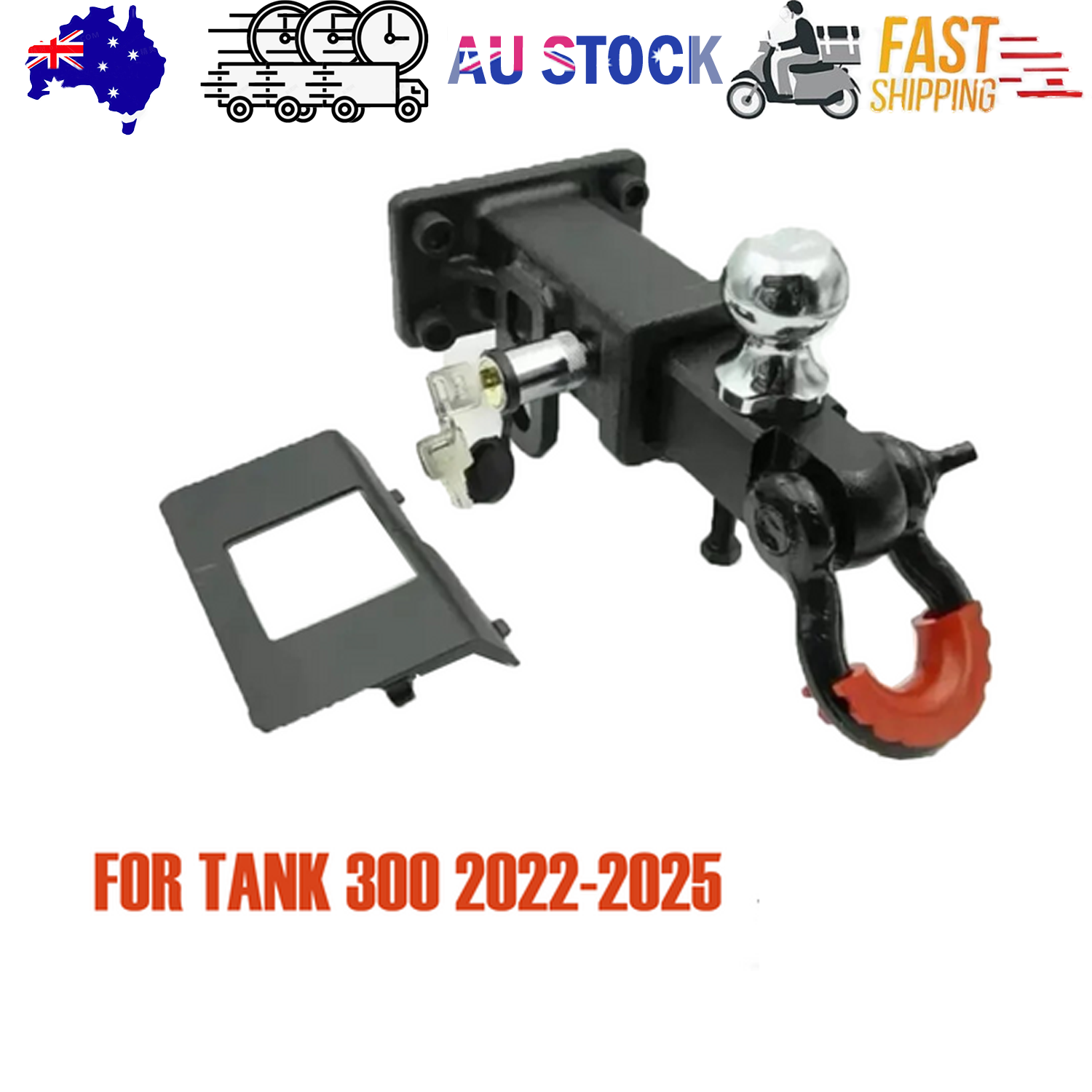 TOWBAR KIT SET FOR TANK 300 2022-2025 Hitch Bar Tow Ball Towbar & More! UPGRADED - Image 1