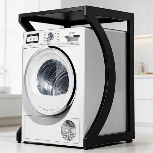 ORIGINAL Dryer Stand Maxi: Portable Dryer Rack Heavy Duty Steel Capacity Black for Washer/Dryer/Mini Fridge - Image 5