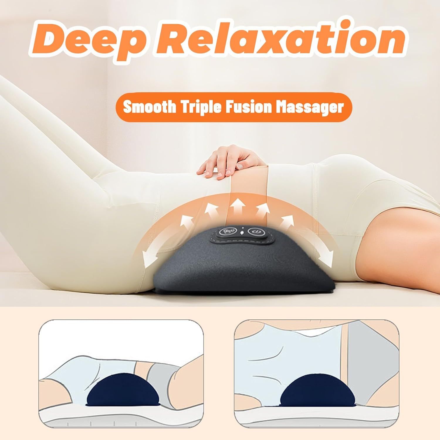 Electric Back Massager Triple Fusion Back Massager Traction Lifting & Heat AU - Image 5