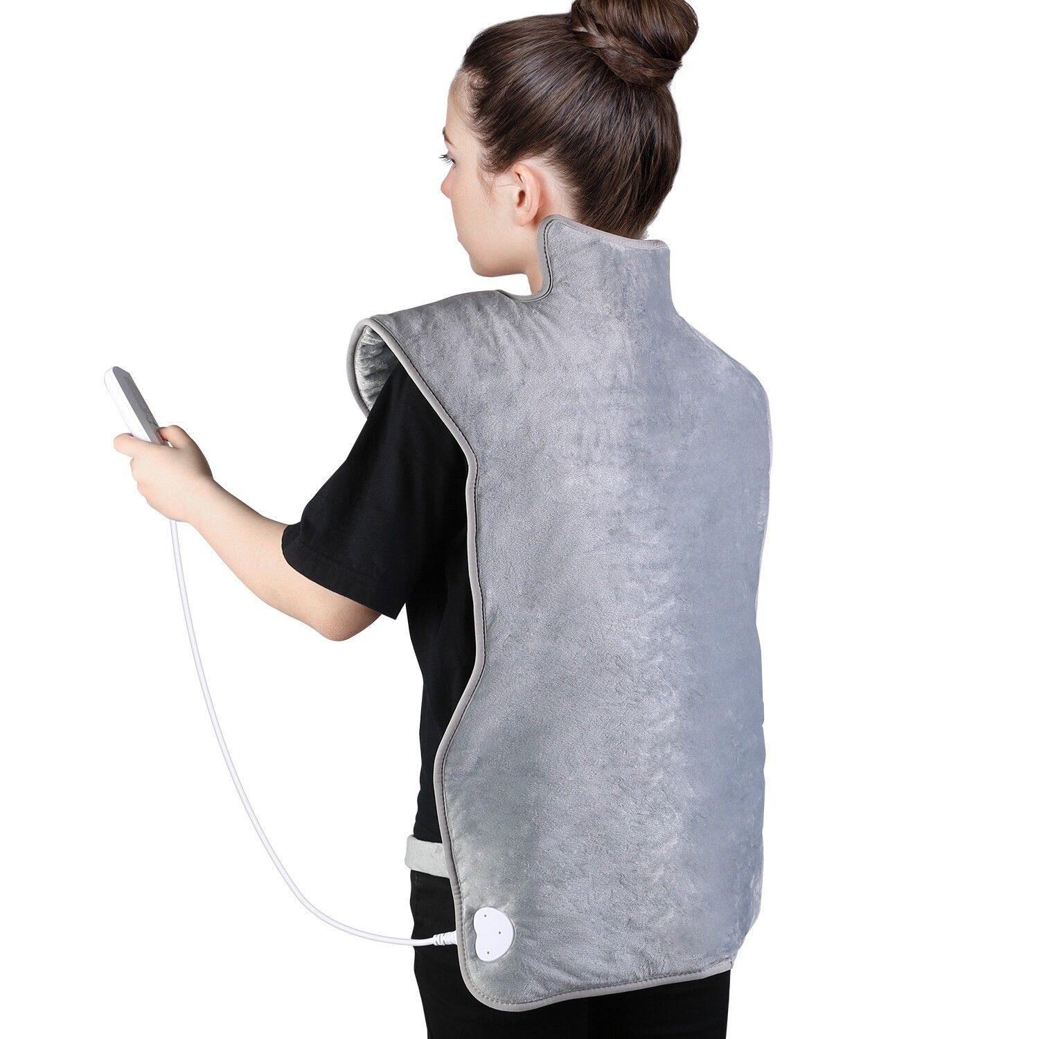 Portable Electric Heating Pad Wrap Heated Neck Shoulder Back Warm Pain Relief - Image 7