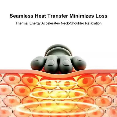 Neck Shoulder Massager, Electric Heated Kneading Back Massager Pain Relief - Image 6