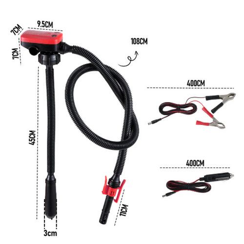 12V Portable Electric Oil Pump Handheld Diesel Pump Oil Fuel Water Transfer AU - Image 2