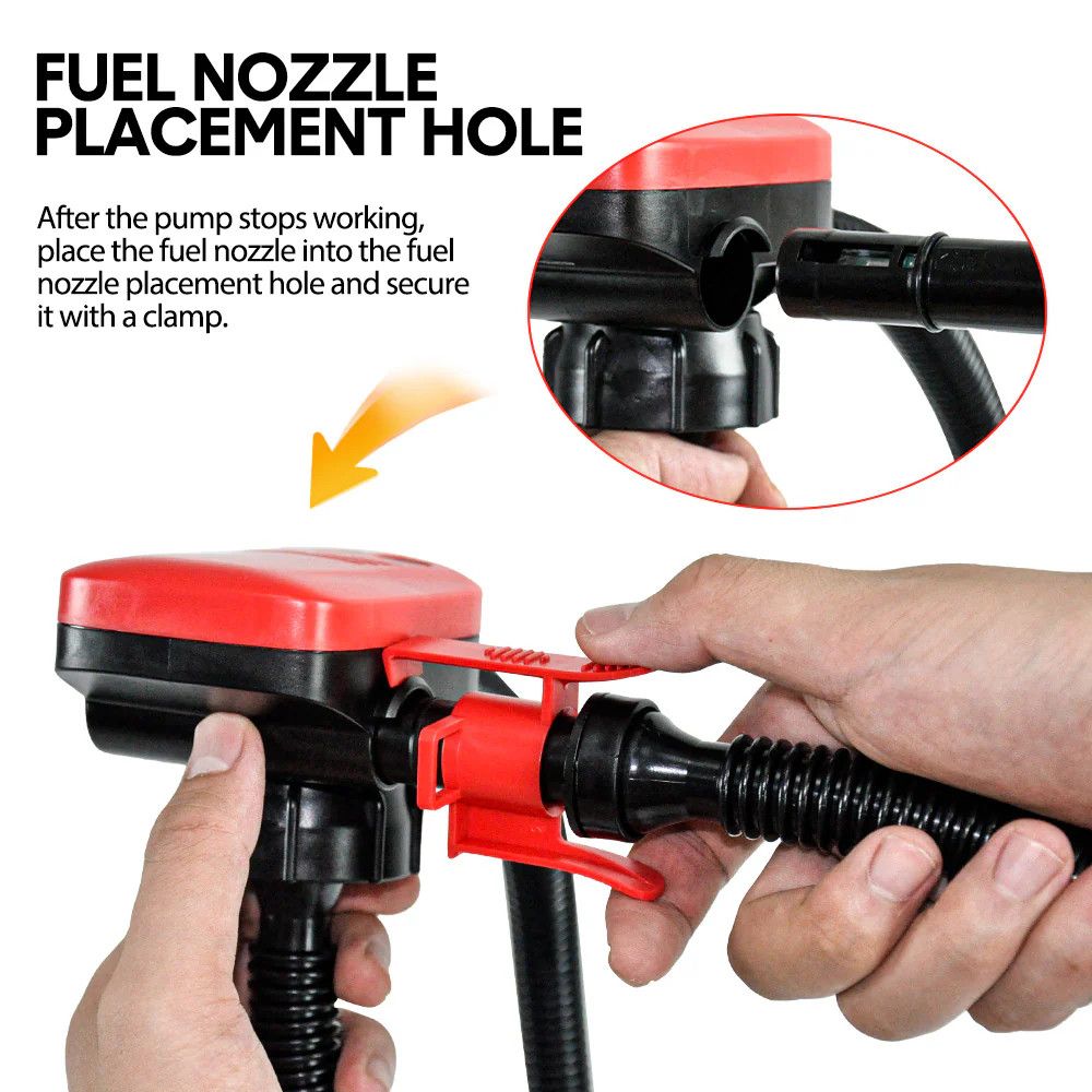 12V Portable Electric Oil Pump Handheld Diesel Pump Oil Fuel Water Transfer AU - Image 6