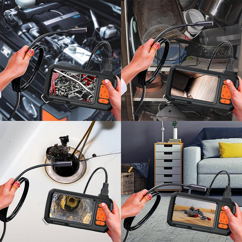 10M 8mm Lens Industrial Endoscope 1080P Digital Borescope Inspection Camera LED Lamp - Image 3