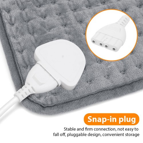 Electric Heat Pad Adjustable Heating Mat Warmer Blanket Back Pain Relief 76x40cm - Image 2