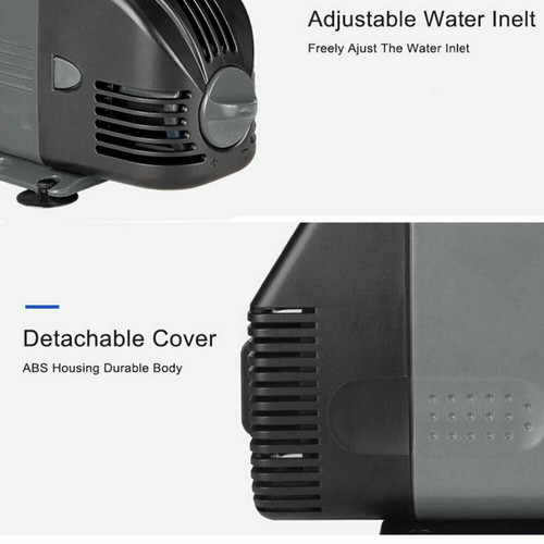 24W Adjustable Flow Aquarium Pump Water Submersible Fish Tank Fountain Pond Marine - Image 6