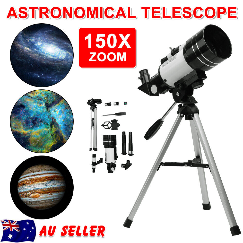 Astronomical Telescope 150x With Tripod Phone Adapter Monocular Moon Observation - Image 1