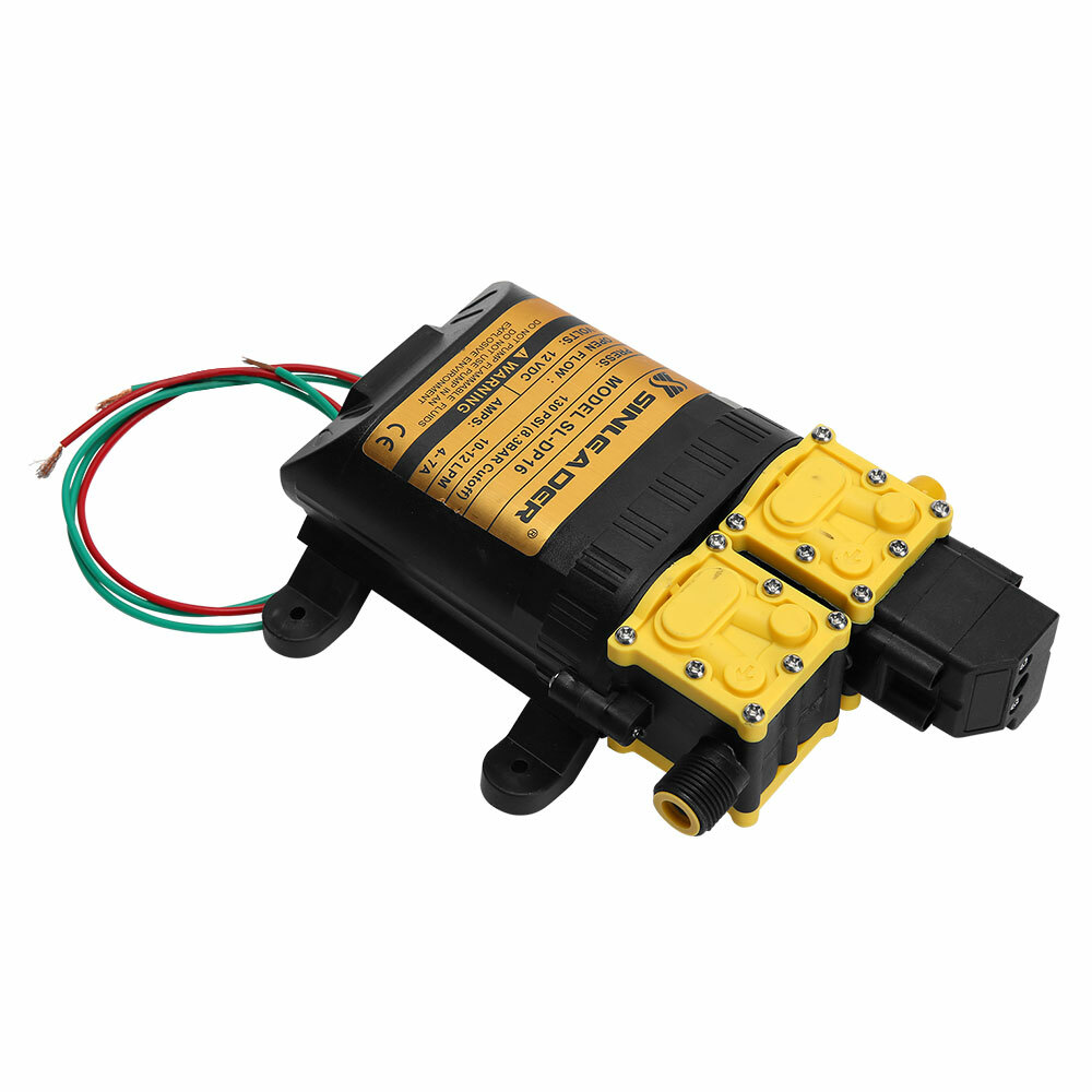 12LPM Caravan 12V Water Pump 130PSI High Pressure Self-Priming Camping Boat Farm - Image 6
