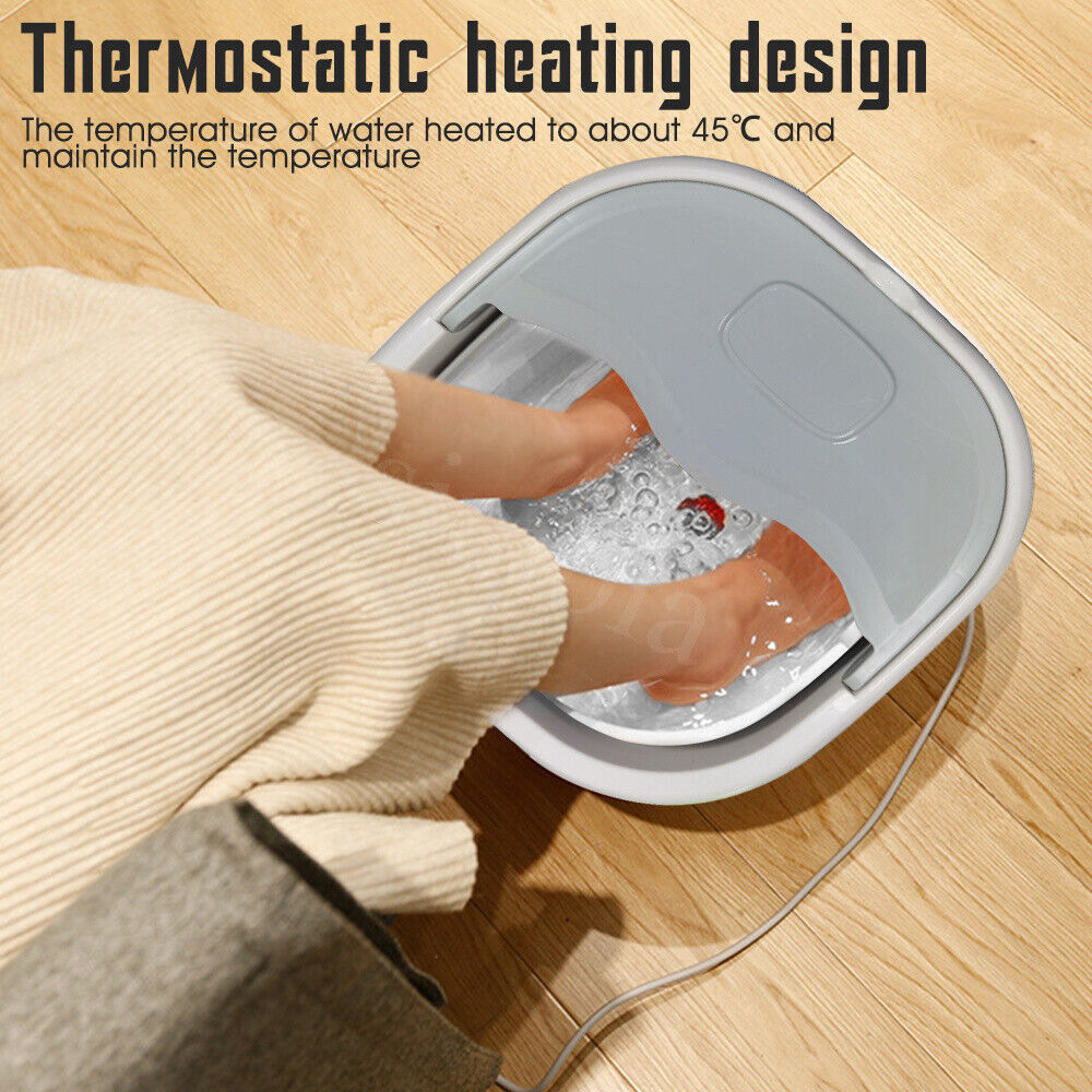 Electric Foot Spa Massager Footbath Pedicure Heat Soak Home Bath Tub Massage - Image 8