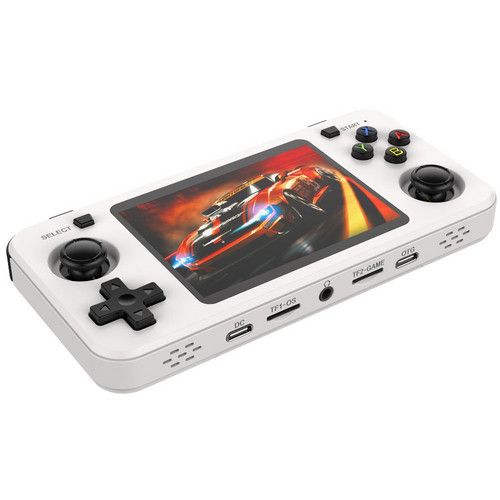 10000+ Games R36H Portable Video Game Consoles Retro Handheld Game Console White - Image 3