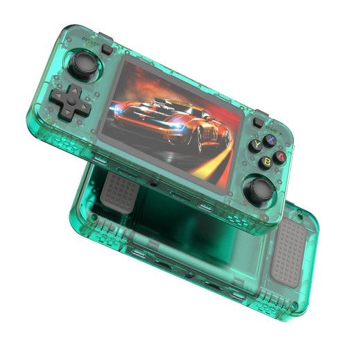 20000+ Games R36H Portable Video Game Consoles Retro Handheld Game Console Green - Image 2
