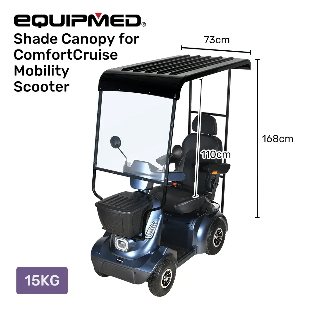 EQUIPMED Shade Canopy for ComfortCruise Mobility Scooter - Image 2