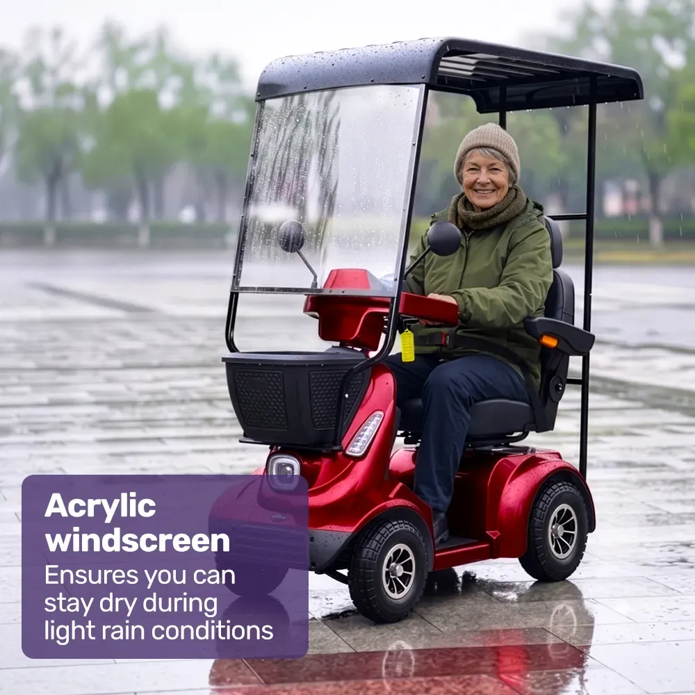 EQUIPMED Shade Canopy for ComfortCruise Mobility Scooter - Image 4