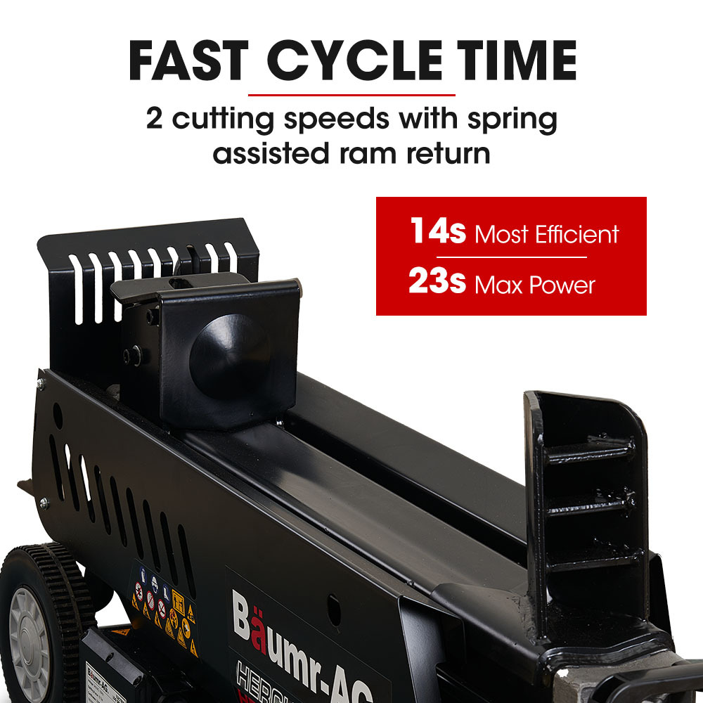 Baumr-AG 10 Tonne Electric Hydraulic Wood Log Splitter - HPS3800E - Image 5
