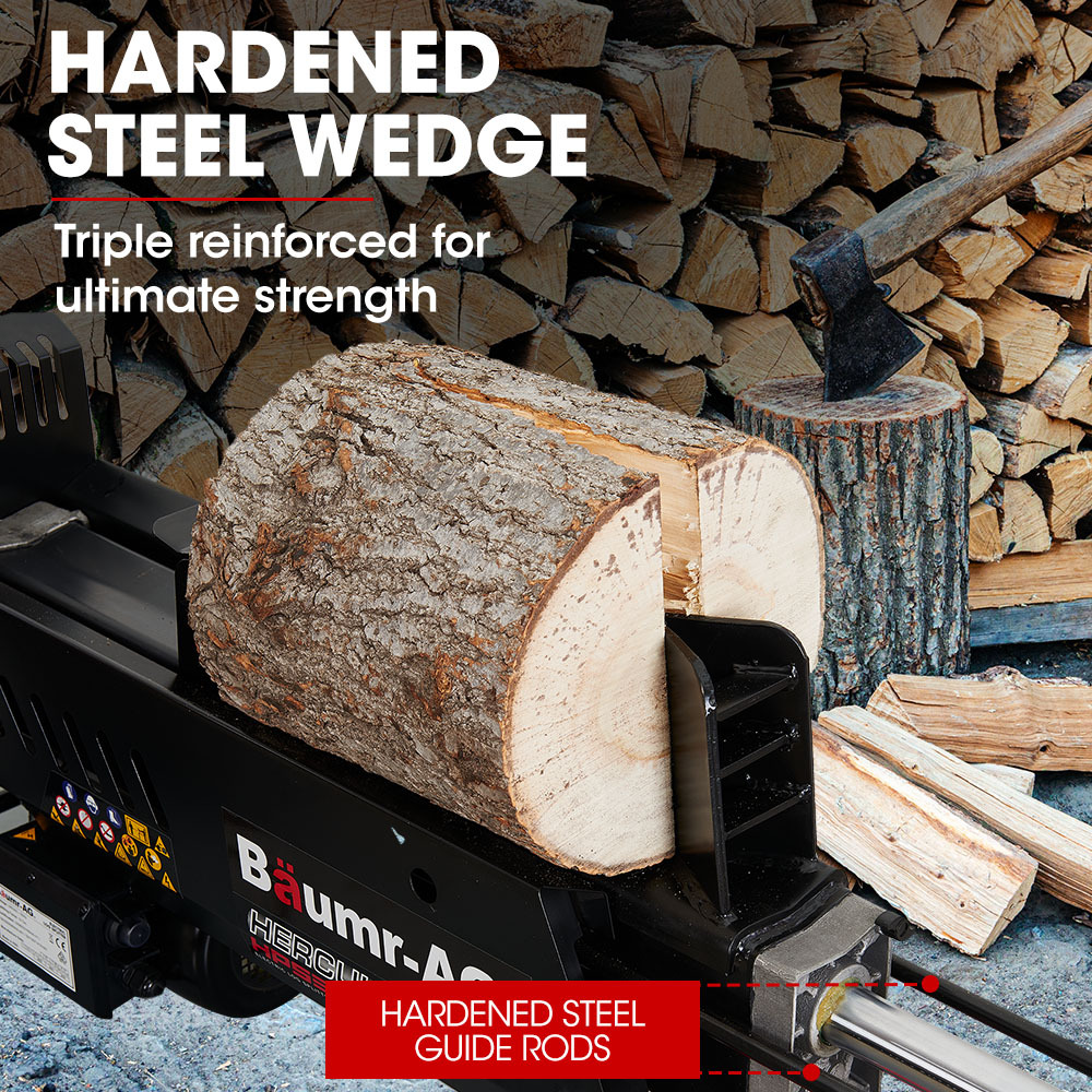 Baumr-AG 10 Tonne Electric Hydraulic Wood Log Splitter - HPS3800E - Image 6