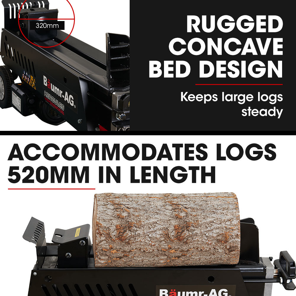 Baumr-AG 10 Tonne Electric Hydraulic Wood Log Splitter - HPS3800E - Image 7