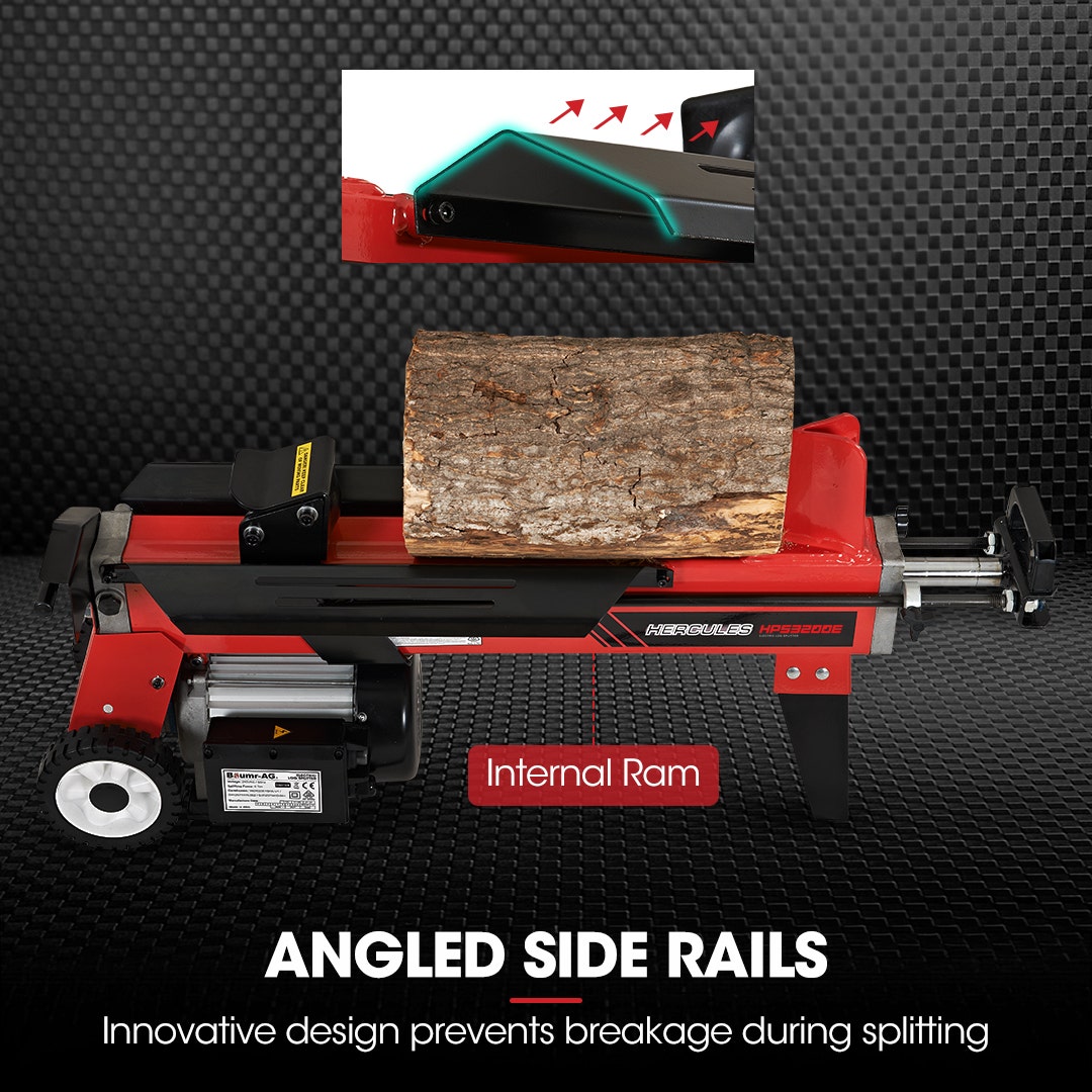 Baumr-AG 9 Ton Electric Log Splitter 9T Wood Cutter Hydraulic Fire Wood Block Axe Small Machine - Image 6