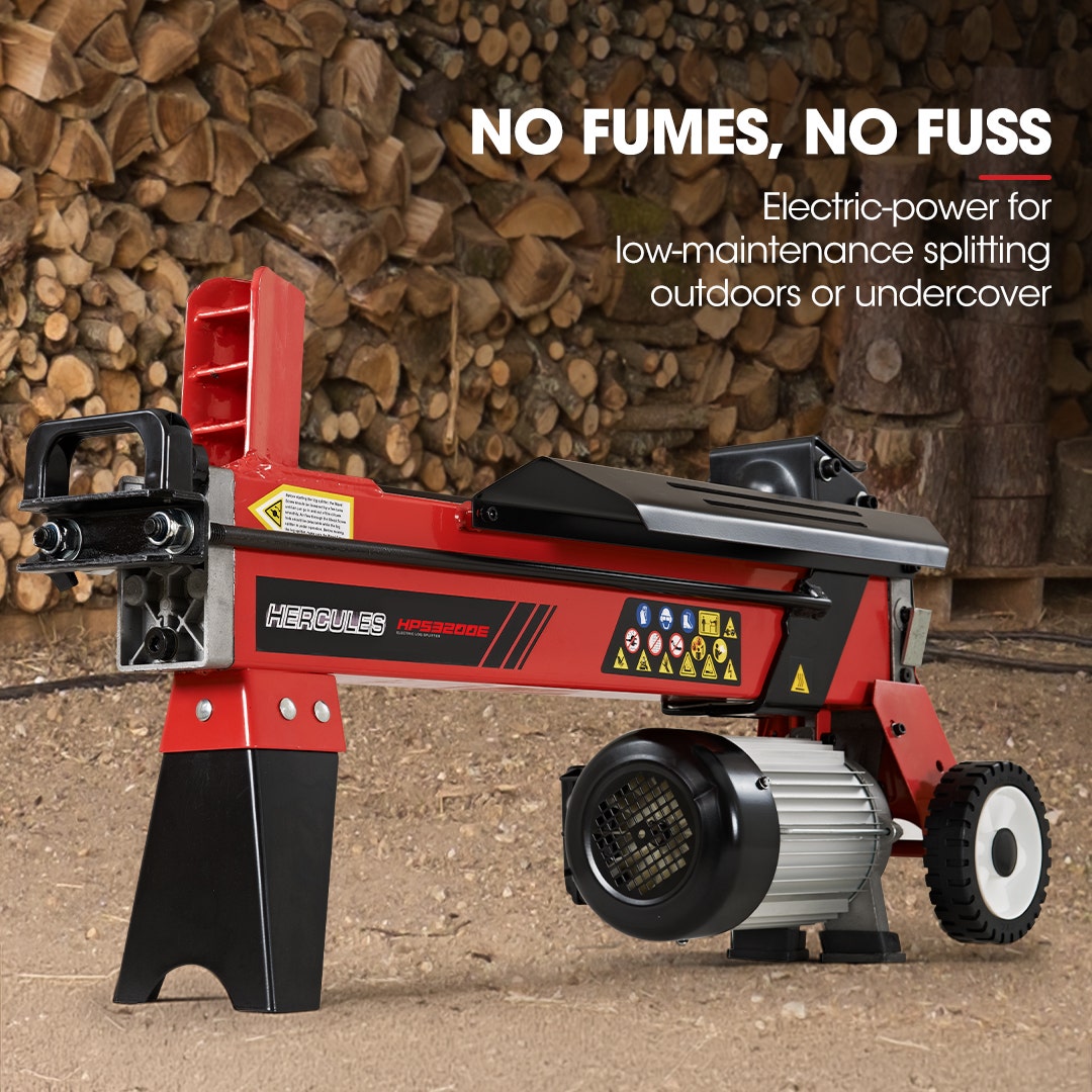 Baumr-AG 9 Ton Electric Log Splitter 9T Wood Cutter Hydraulic Fire Wood Block Axe Small Machine - Image 8