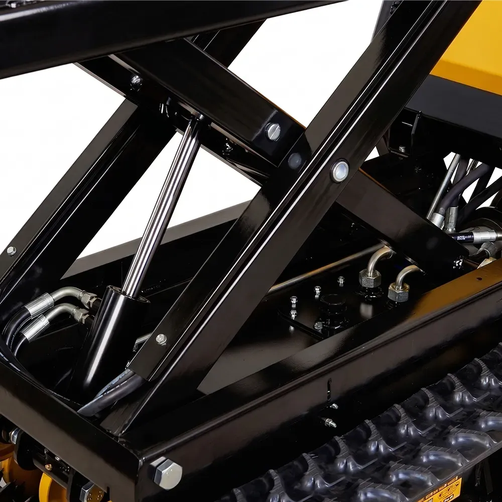 BAUMR-AG Tracked High Lifting/Tipping Power Barrow, 500kg Load Capacity, Hydrostatic, 9hp Engine - Image 5