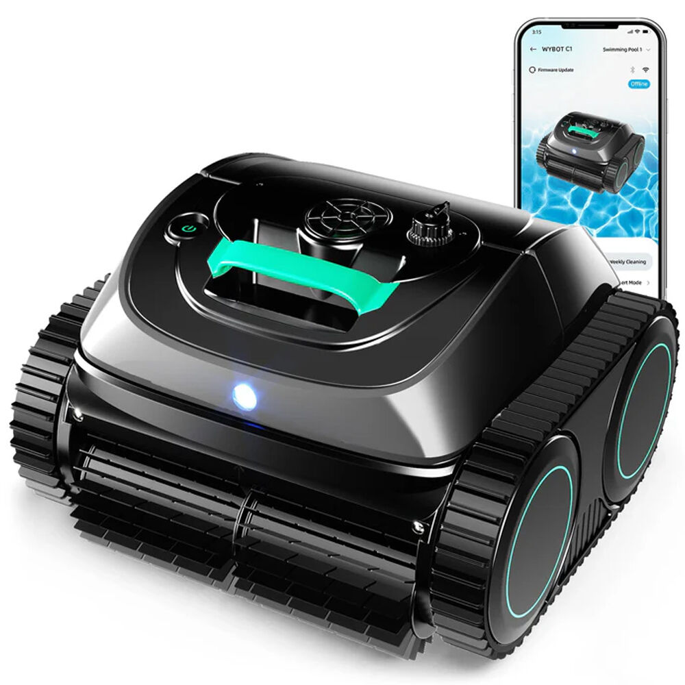 WYBOT C1 Cordless Robotic Pool Cleaner, with APP Control, Auto Vacuum Robot, Wall & Waterline Cleaning, Above Ground Inground up to 150sqm - Image 1