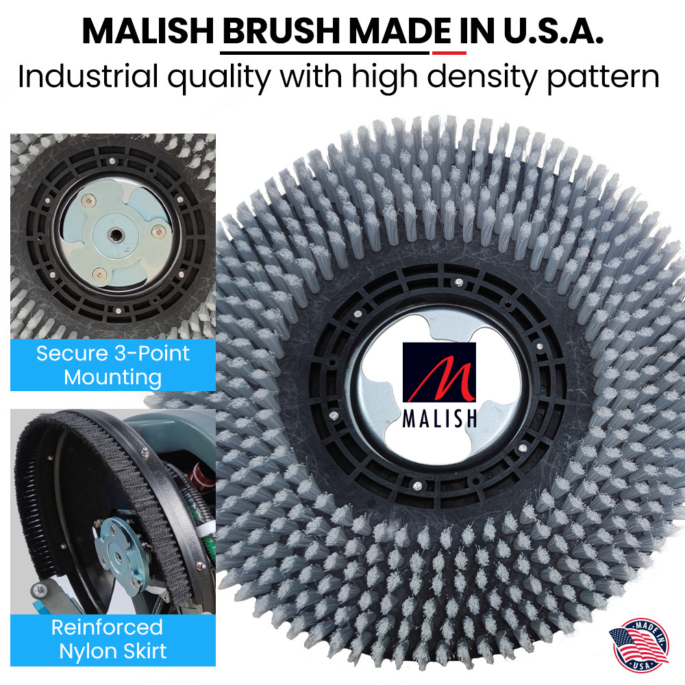 AUCH FSH14 Floor Scrubber & Dryer, 360mm, Battery Powered, Walk Behind, Multi-purpose Commercial Grade Machine - Image 3