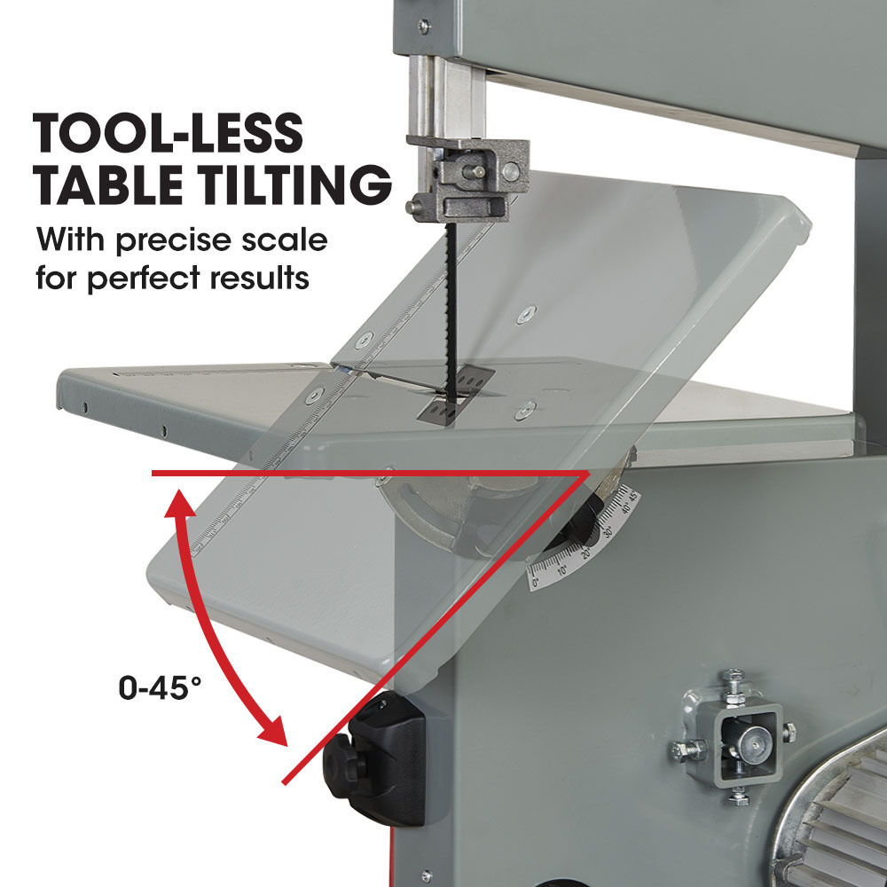 Baumr-AG 500W 115mm Wood Bandsaw Portable Benchtop Band Saw Cutting Machine with Stand - Image 6