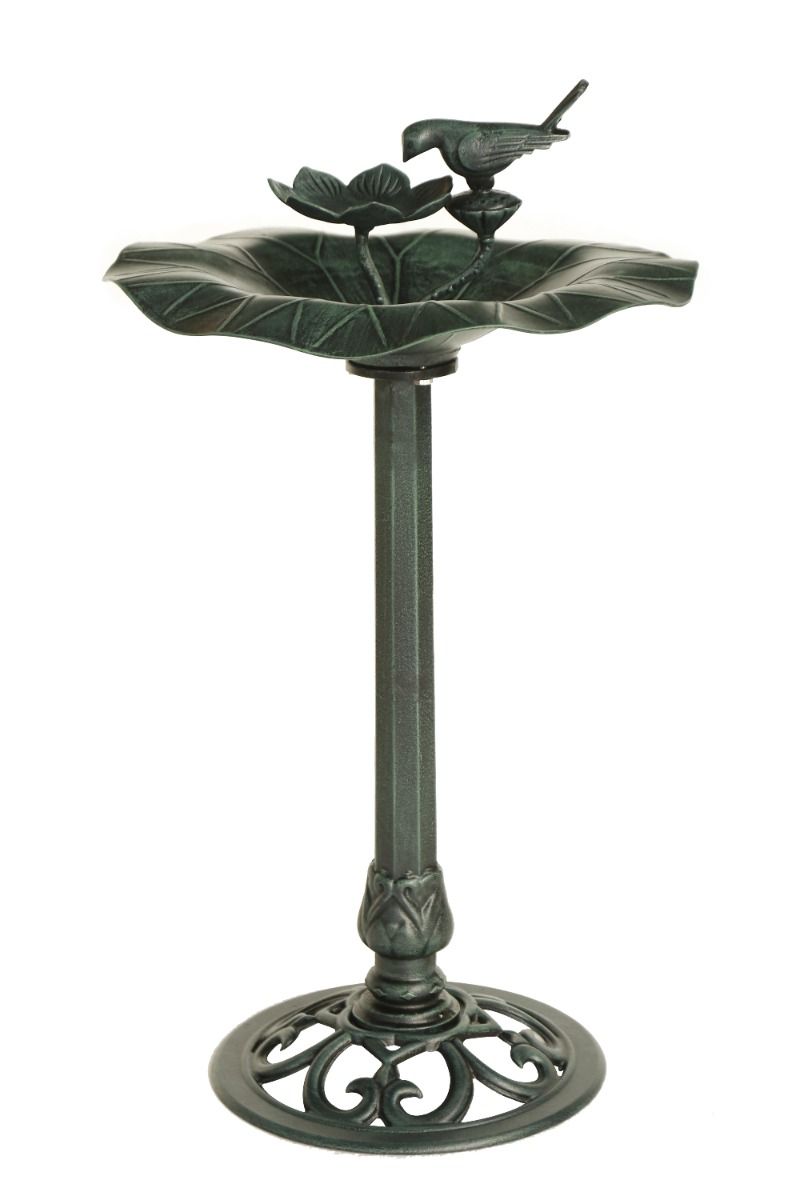 Lotus bird bath Dark Green - Image 1