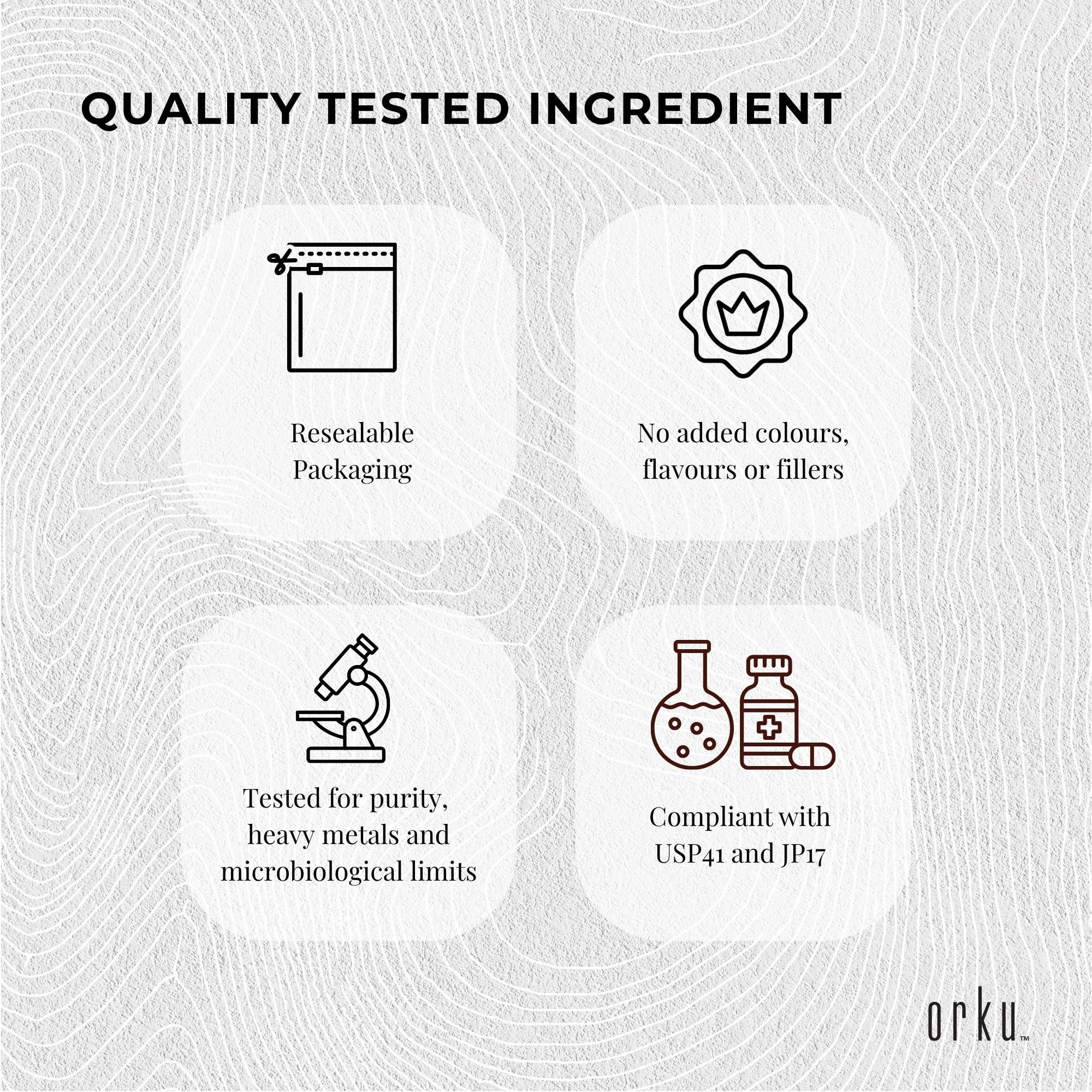 Orku Bulk 20Kg Taurine Powder High Purity L-Taurine Amino Acid Ingredient - Image 7