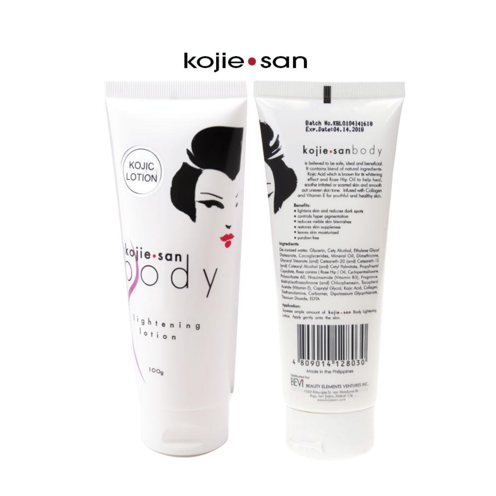 Kojie San Body Lotion 100g - Kojic Acid Skin Moisturiser With Collagen. - Image 2