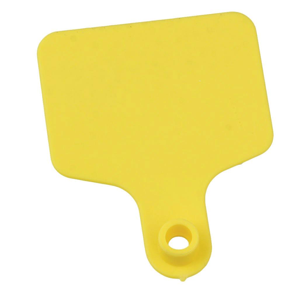 100x Cattle Ear Tags 6x7cm Set - Medium Yellow Blank Cow Sheep Livestock Label - Image 2