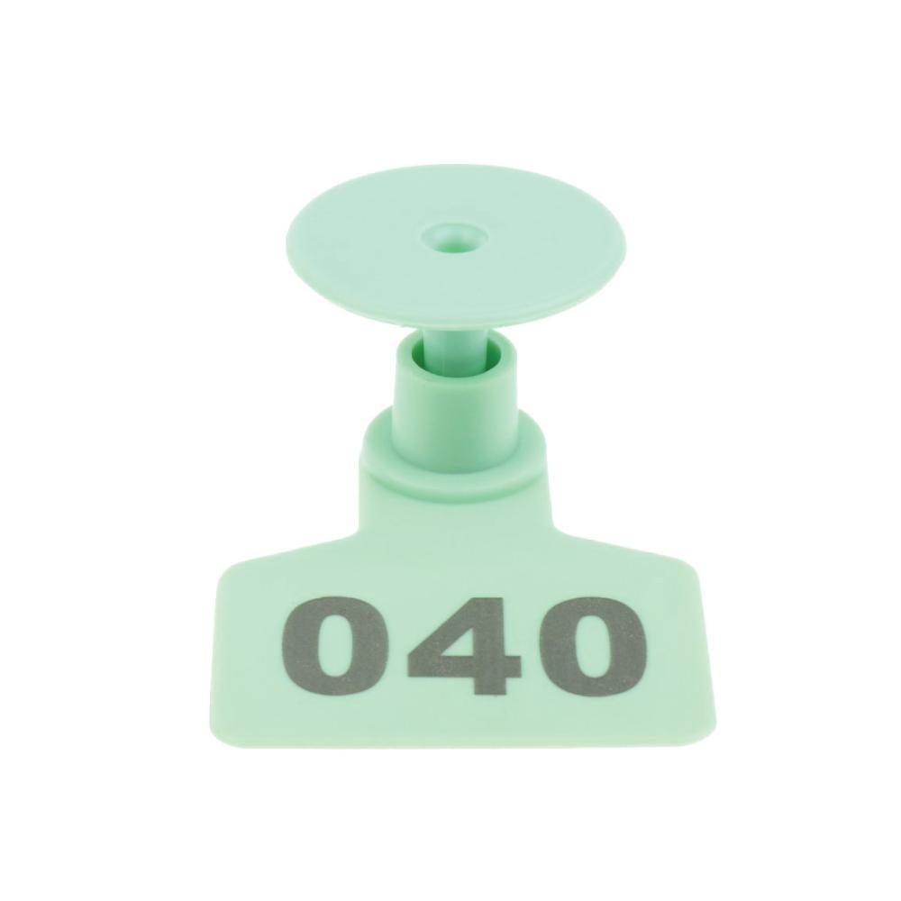1-100 Cattle Number Ear Tags Set - Green Pig Sheep Goat Livestock Label - Image 2