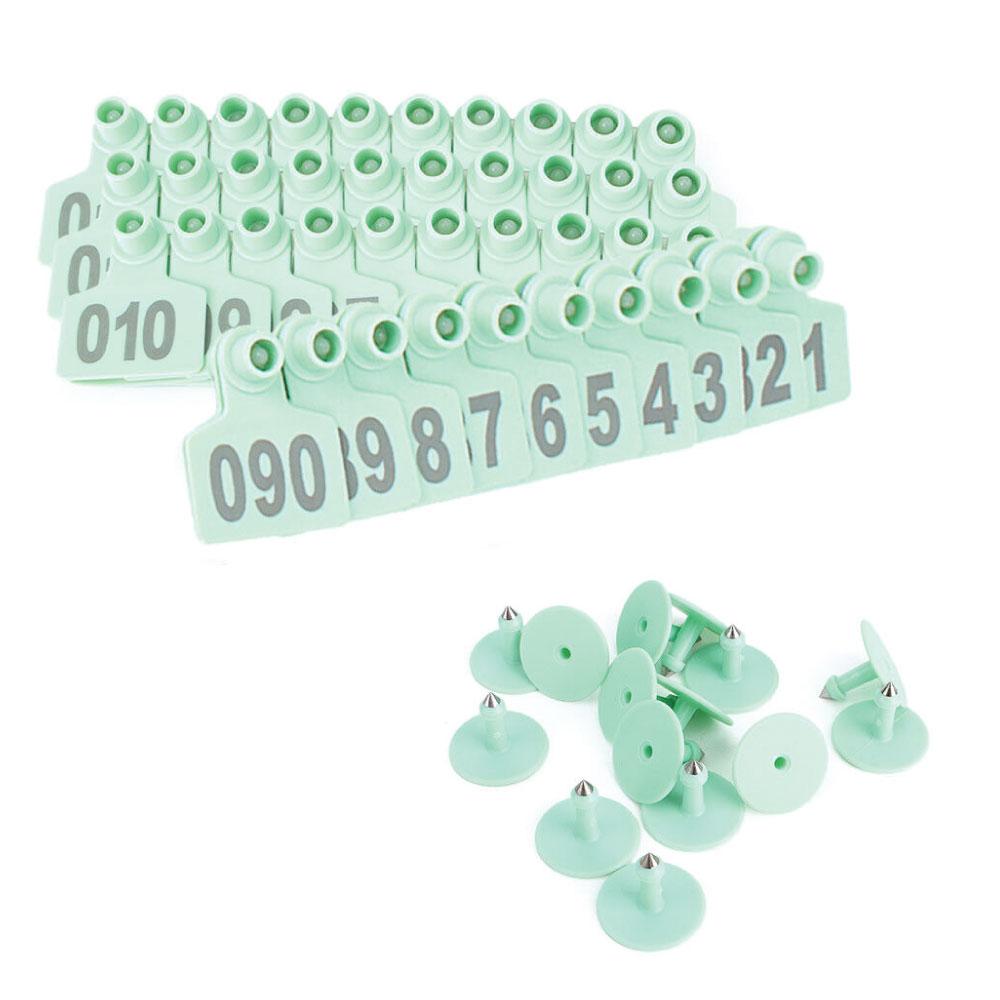 1-100 Cattle Number Ear Tags Set - Green Pig Sheep Goat Livestock Label - Image 4