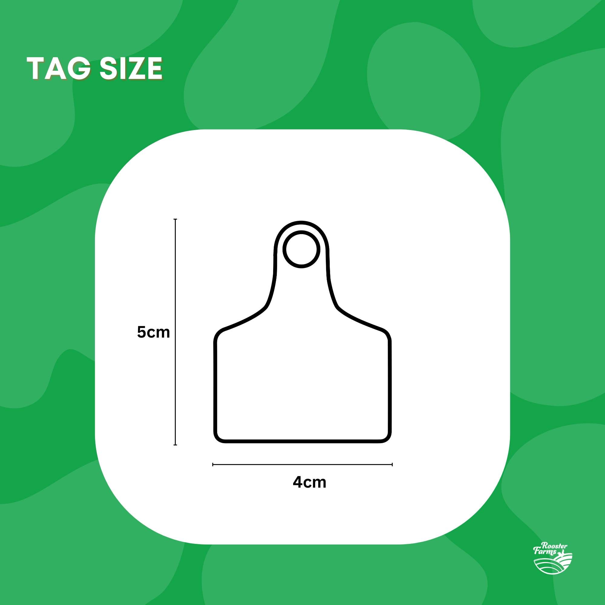 1-100 Cattle Number Ear Tags Set - Green Pig Sheep Goat Livestock Label - Image 8