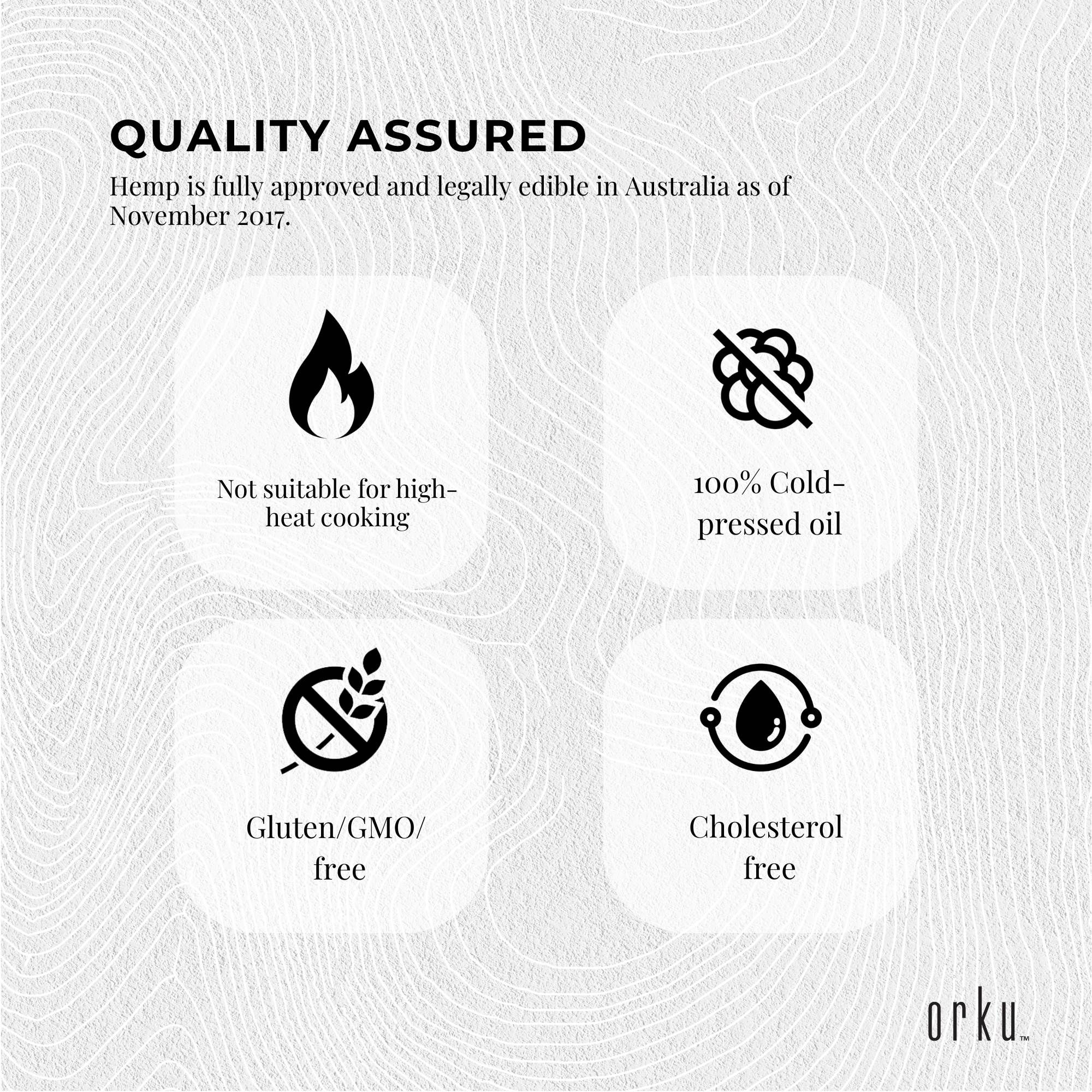 Orku 5L Organic Hemp Seed Oil - Cold Pressed Food Grade Oils - Image 7