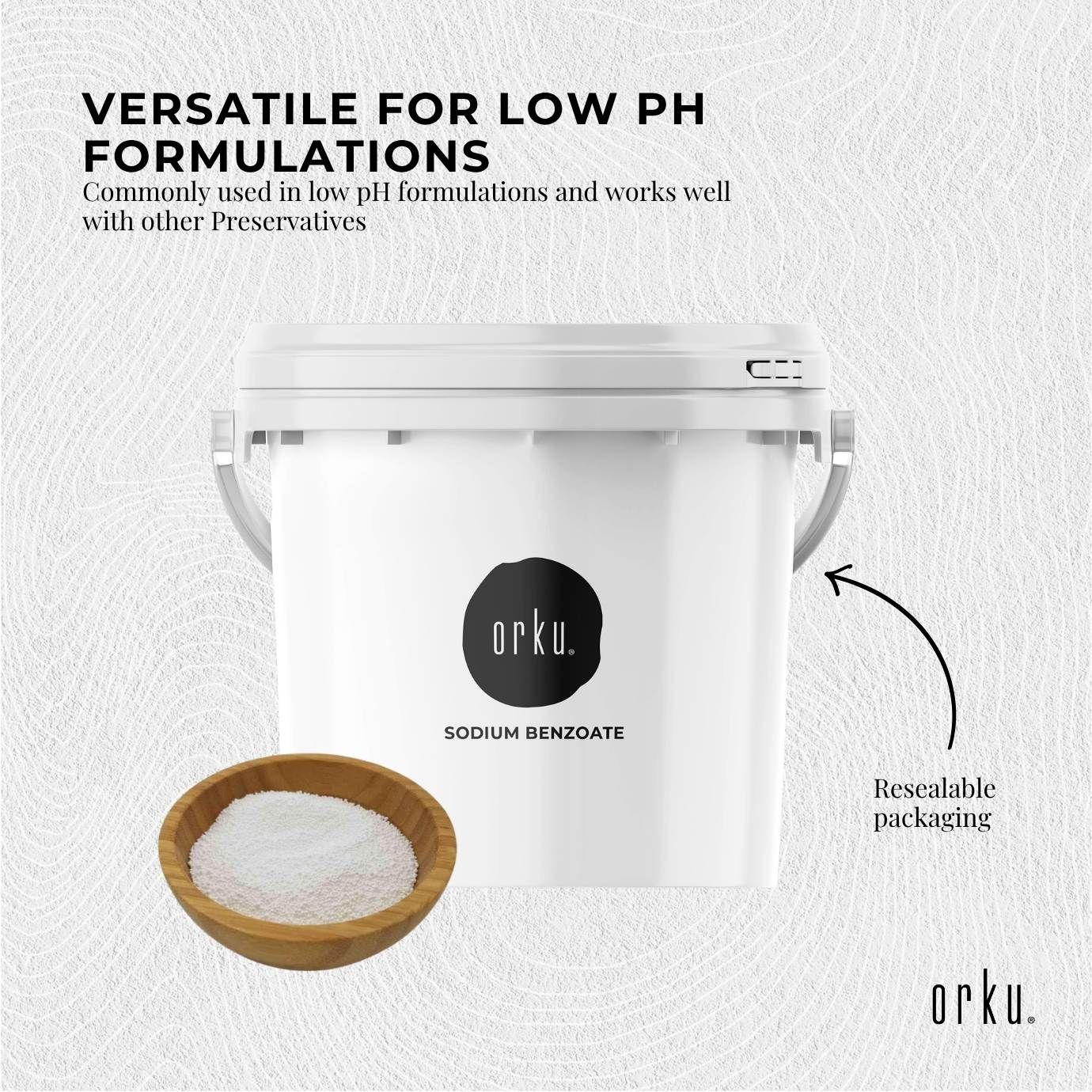 Orku 3.5Kg Sodium Benzoate USP/FCC Grade Prills Ã¢â‚¬â€œ E211 Preservative CAS 532-32-1 - Image 4