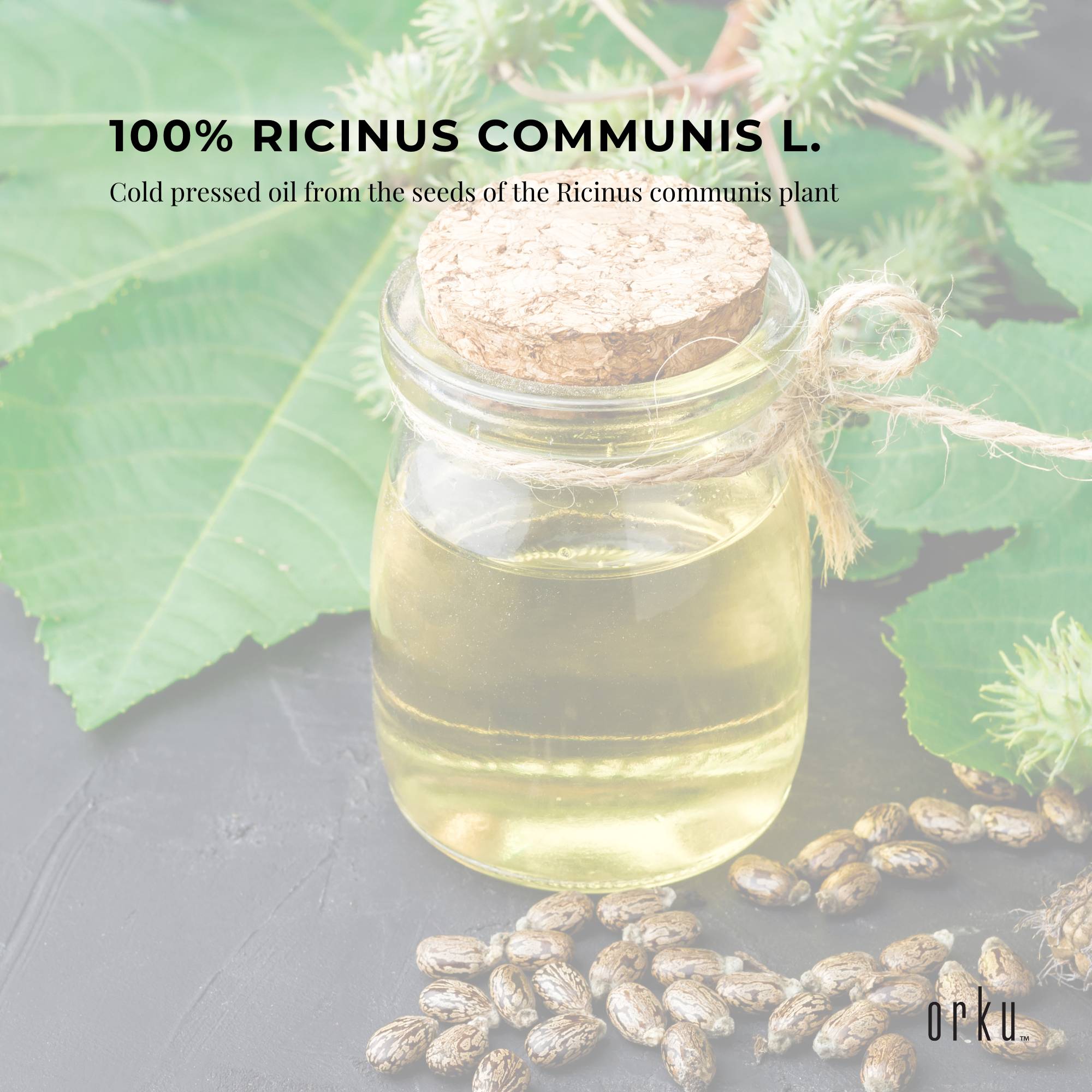 Orku 1.5L Castor Oil - Hexane Free Cold Virgin Pressed - Image 4