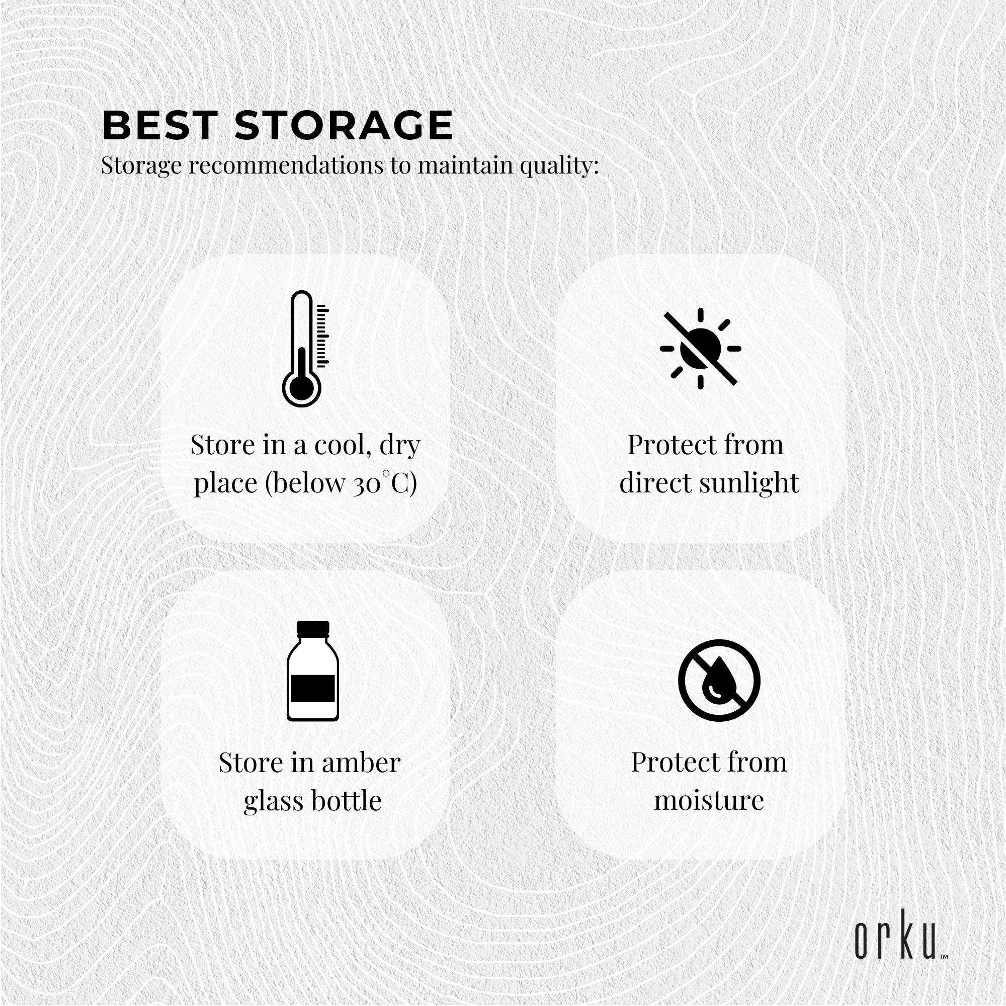 Orku 1.5L Castor Oil - Hexane Free Cold Virgin Pressed - Image 5
