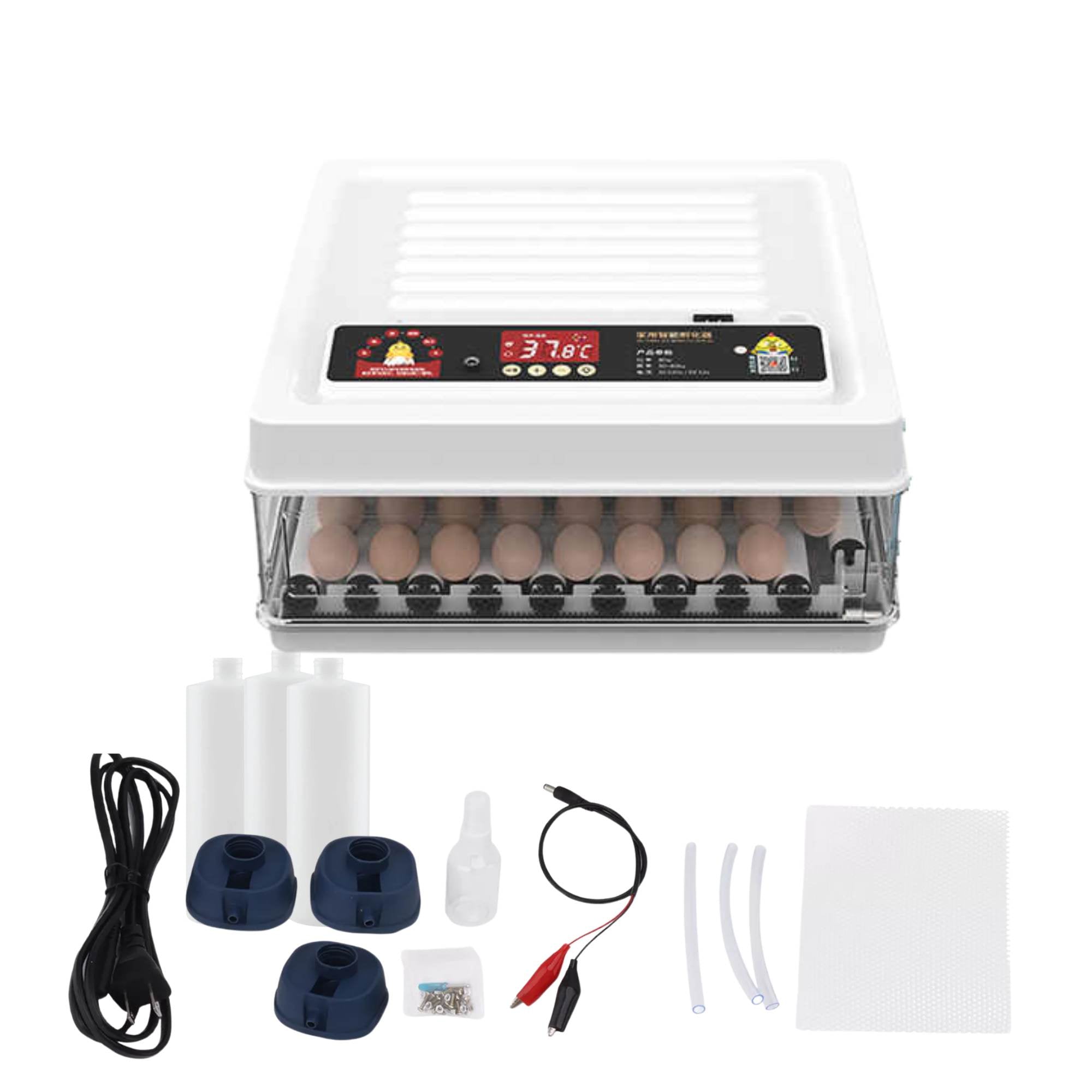 Automatic 130 Egg Incubator - Electric Digital Turning Chicken Quail Duck Hatching - Image 1