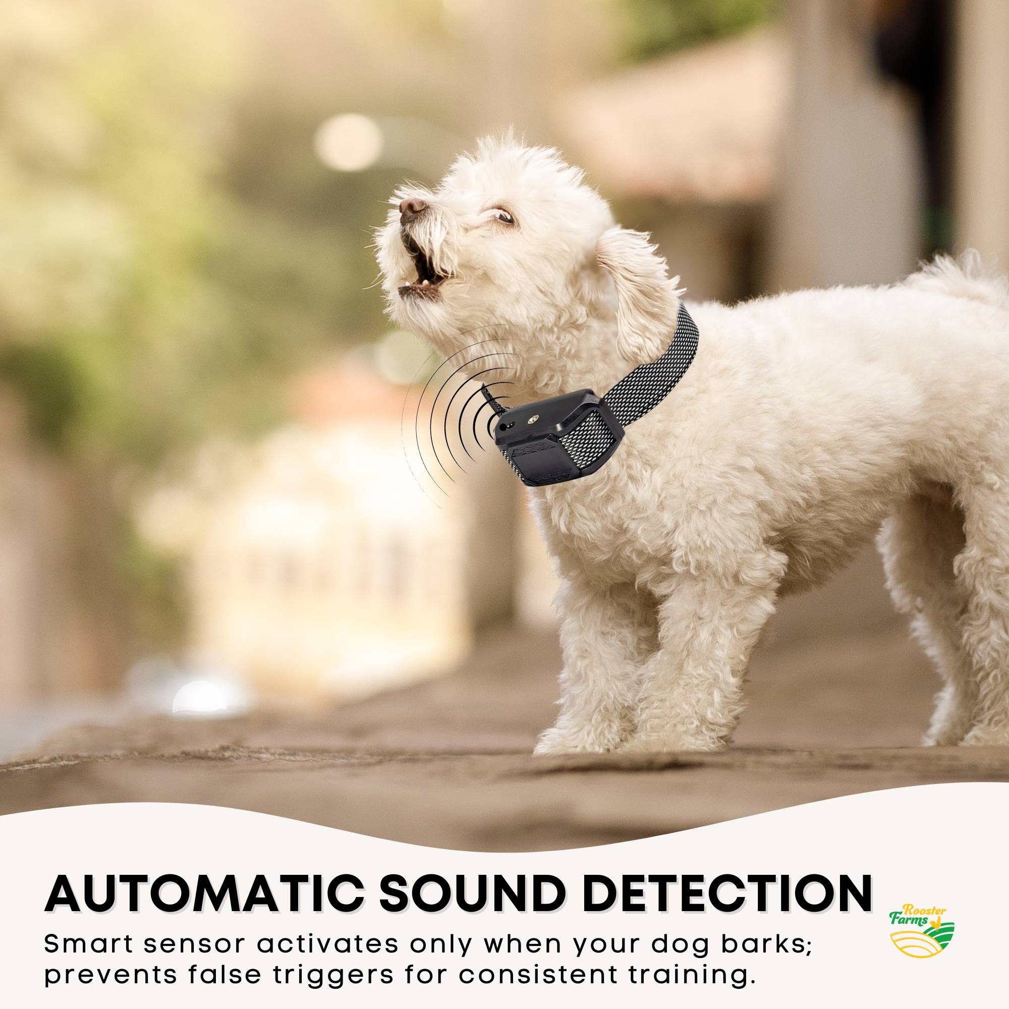 Rooster Farms Dog Bark Training Collar Citronella + Sound Rechargeable Automatic - Image 4