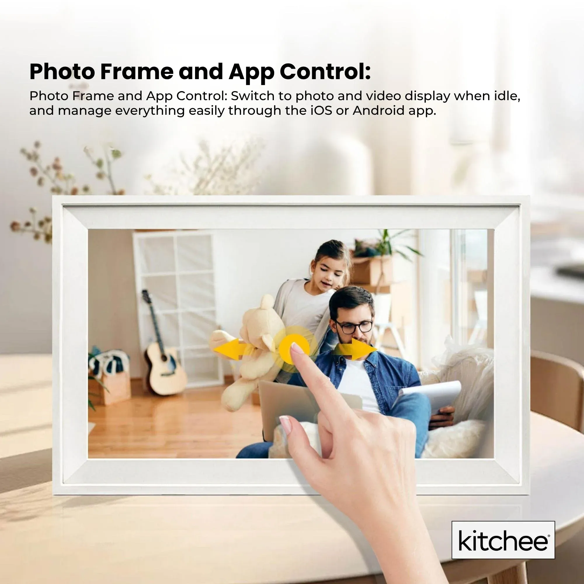 Kitchee Digital Calendar Smart Family Planner - 39.5cm Touchscreen Display White - Image 8