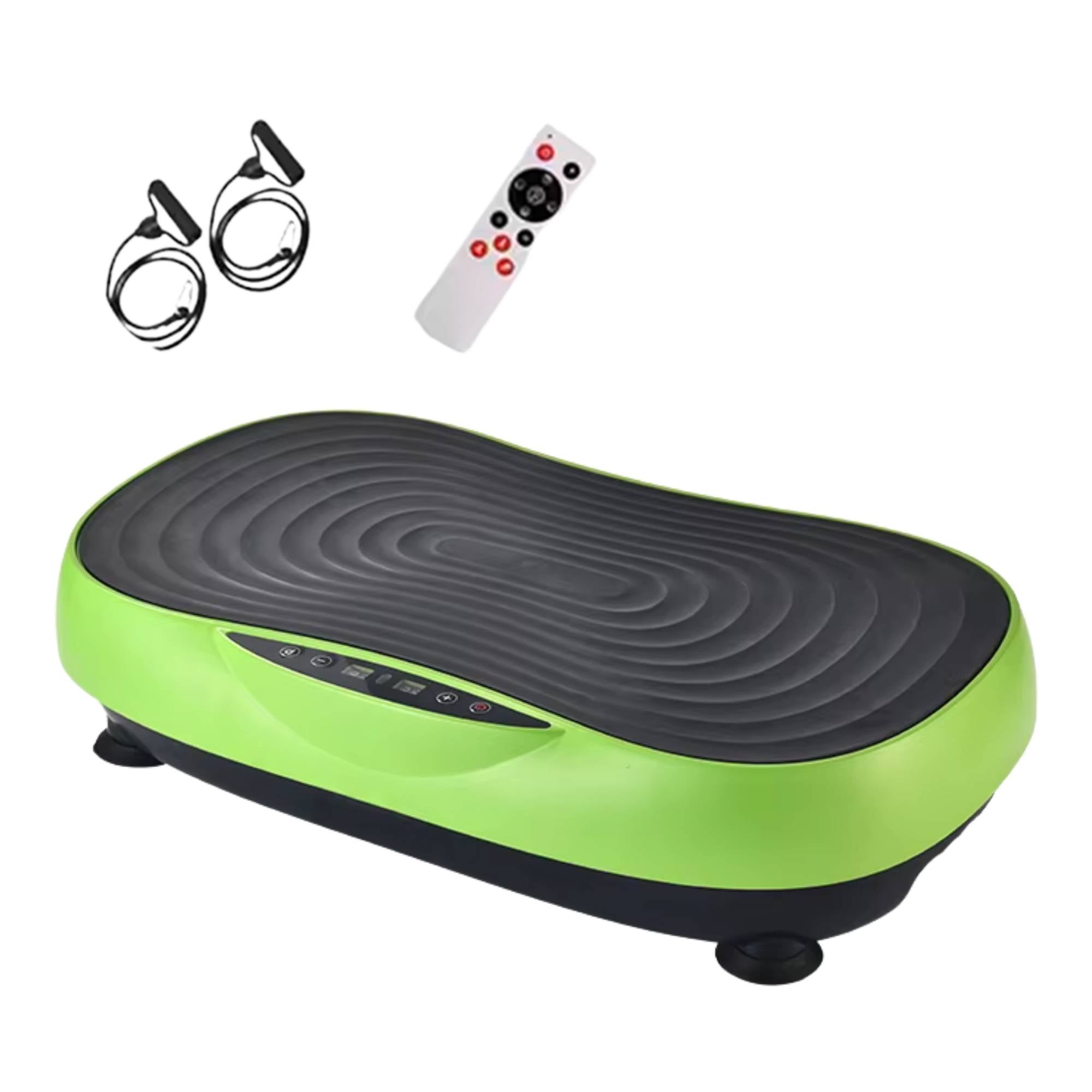 Social Hike Vibration Plate Machine Full Body Vibrating Exercise Platform Green - Image 1