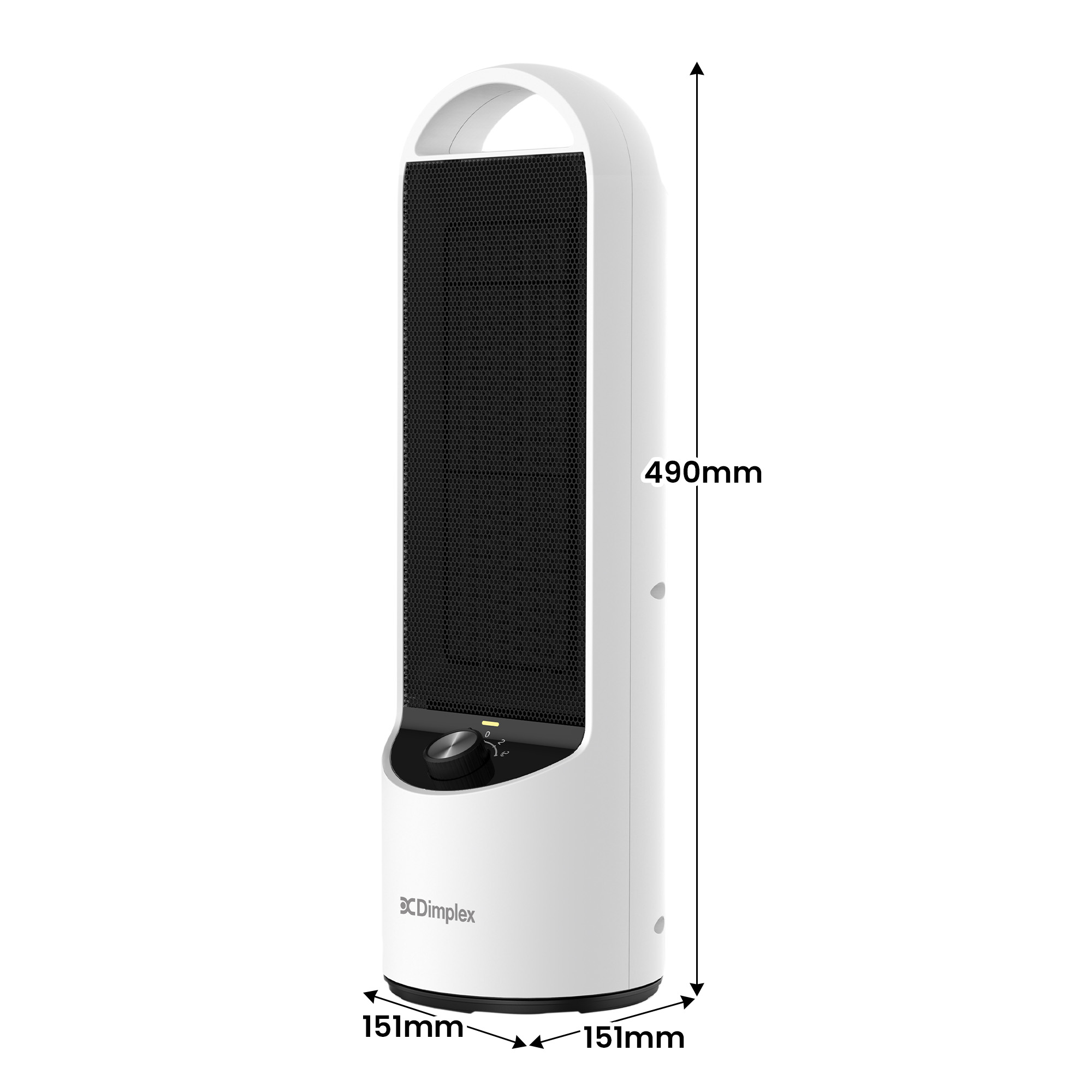 Dimplex 2kW Personal DC Ceramic Heater in Black and White - Image 4