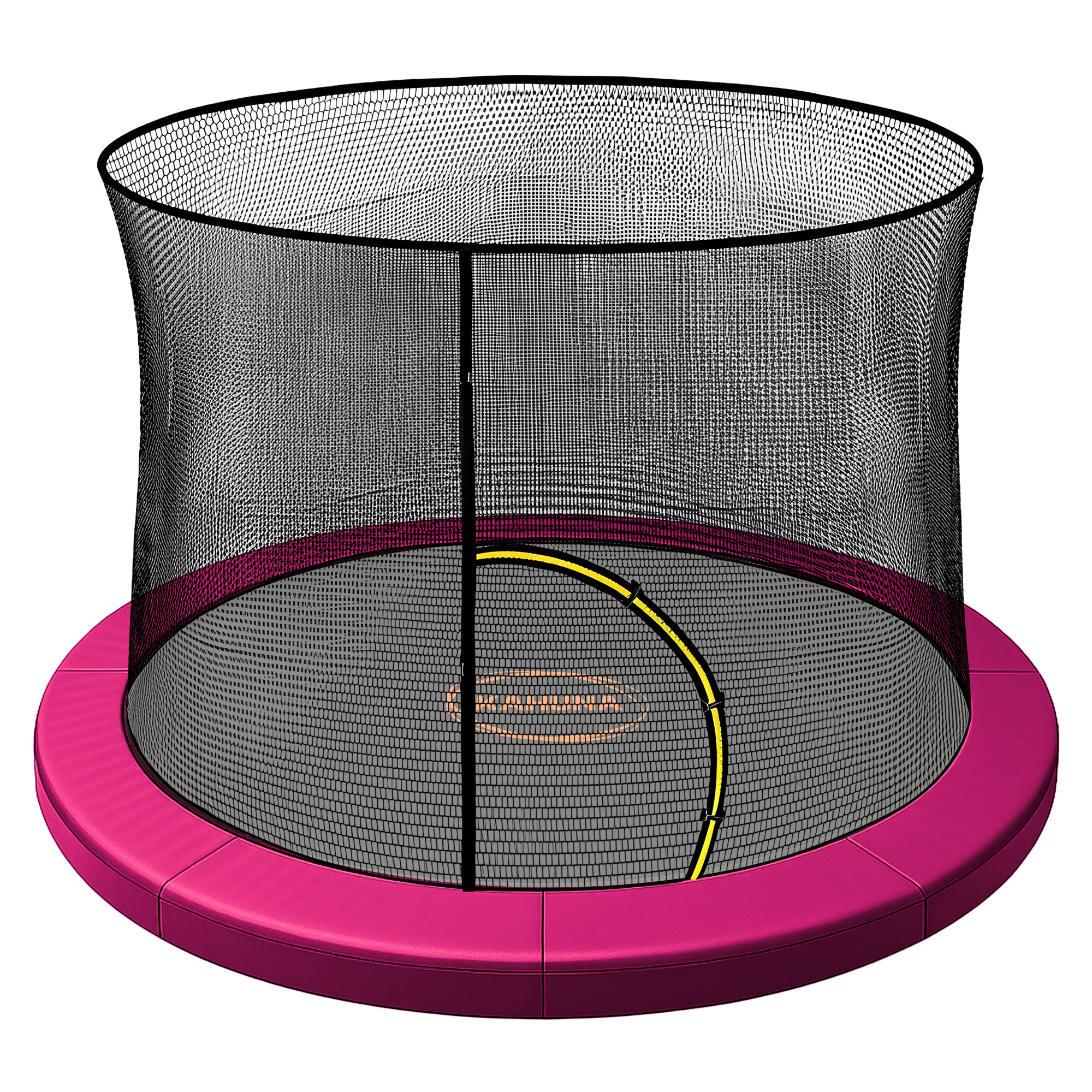 Kahuna 6ft Trampoline Pad and Net - Pink - Image 1