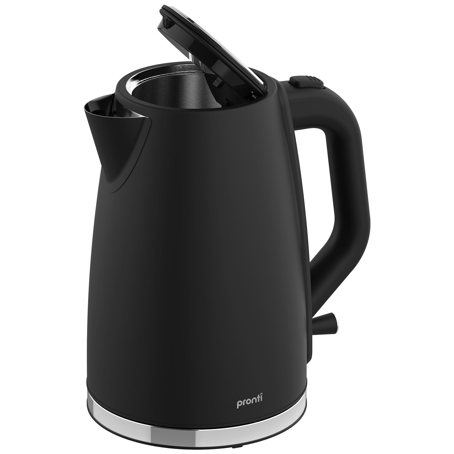 Pronti Silver Noir Collection 1.7L Electric Kettle - Image 5