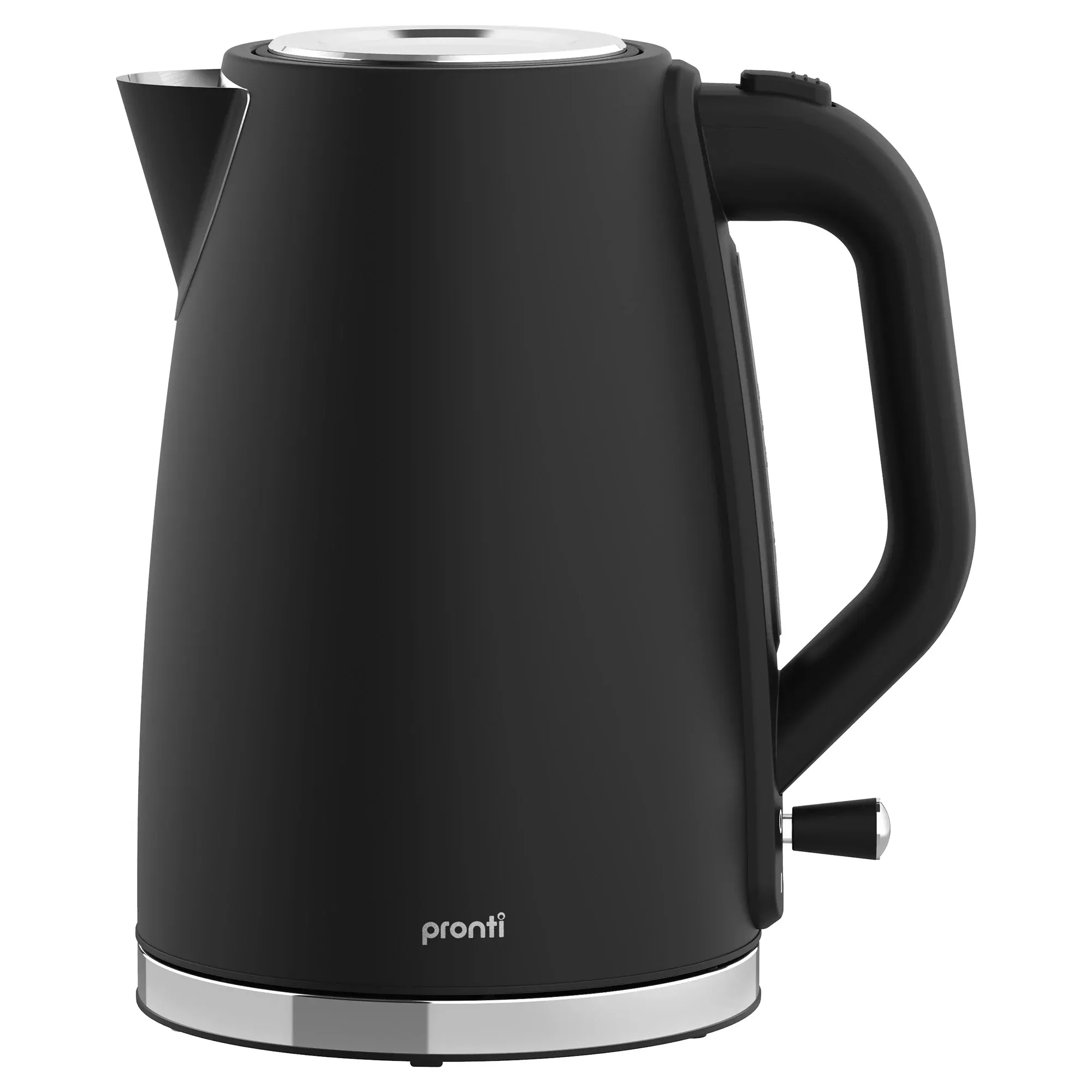Pronti Silver Noir Collection 4 Slice Toaster and Kettle Bundle - Image 4