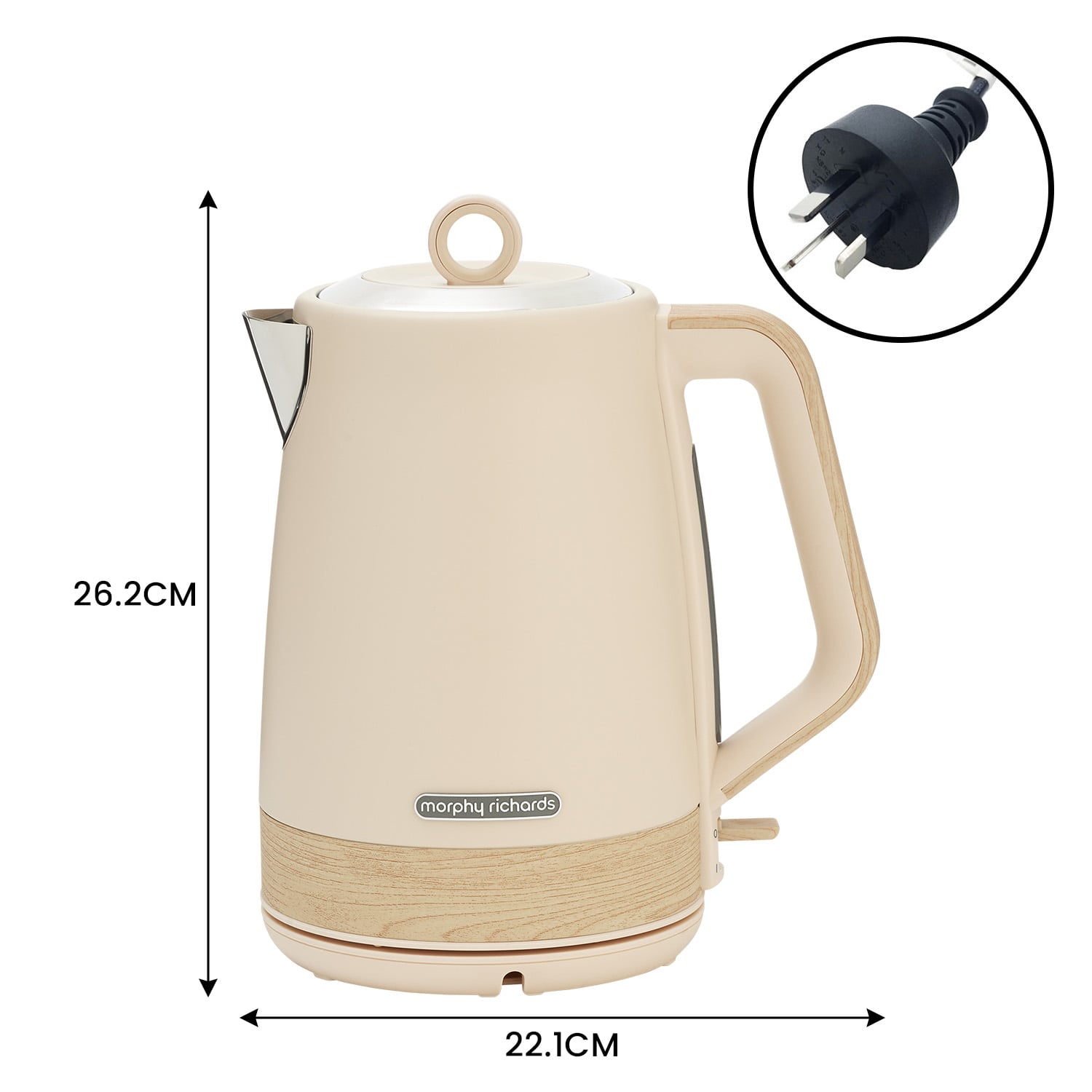 Morphy Richards 1.7L Electric Kettle Essence Scandi Swivel Base Boil-Dry Protection - Image 4