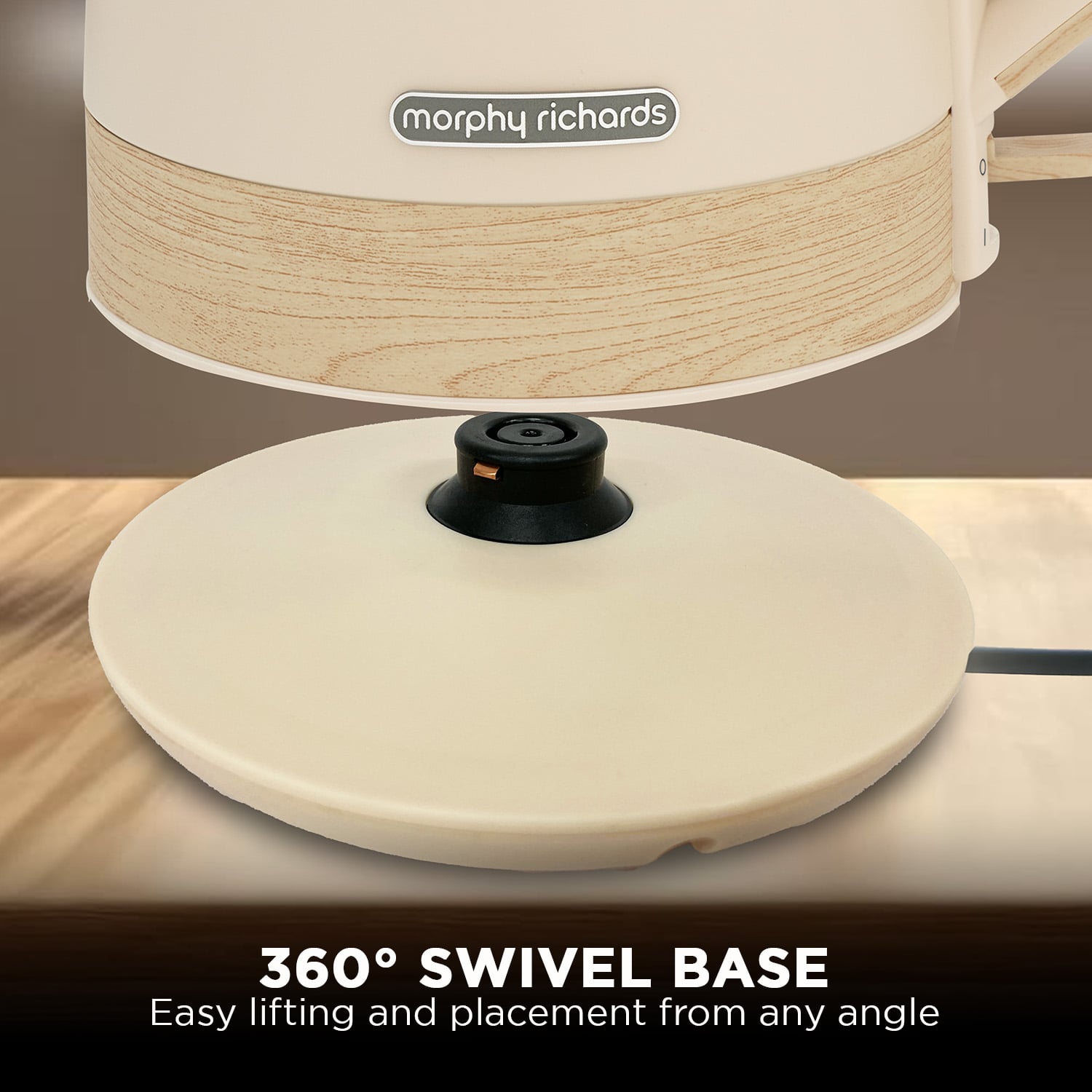 Morphy Richards 1.7L Electric Kettle Essence Scandi Swivel Base Boil-Dry Protection - Image 6