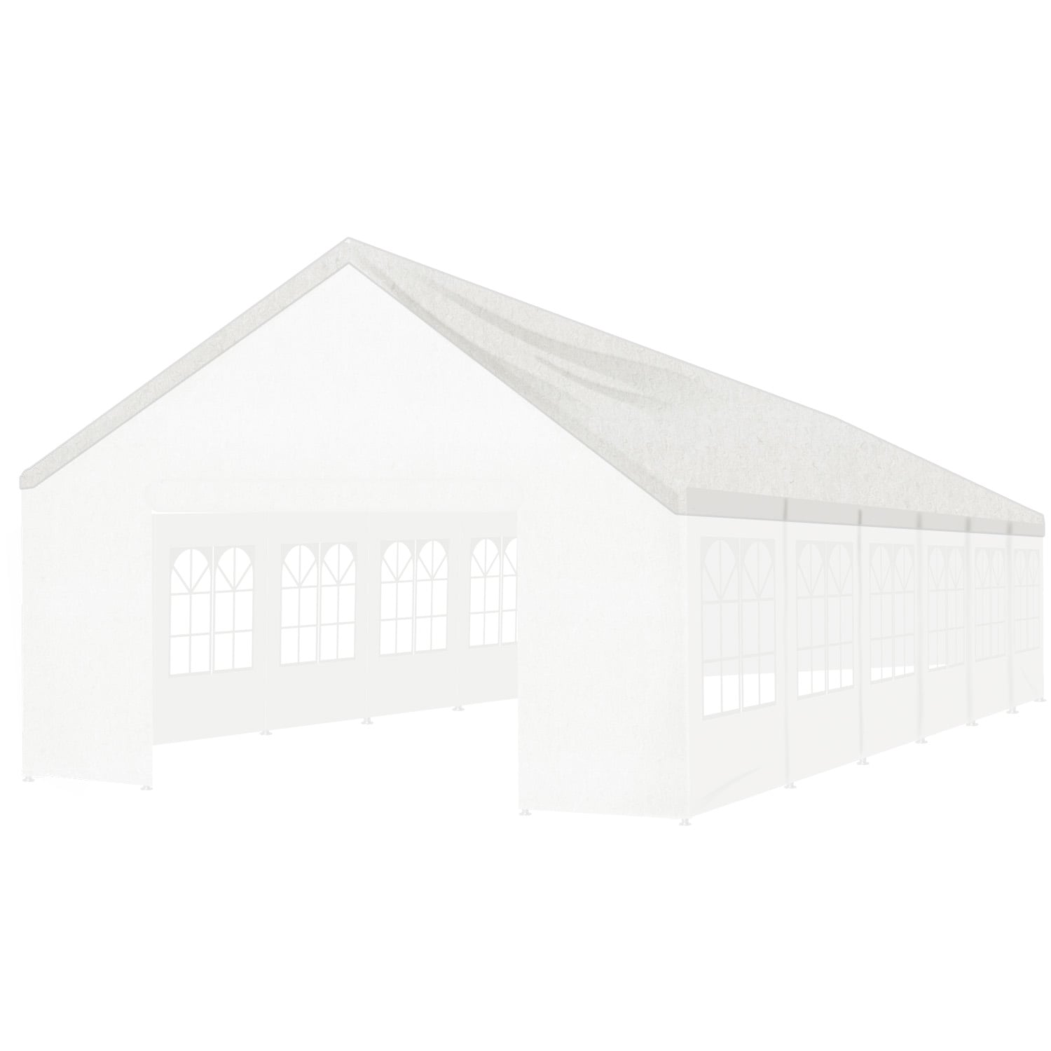 Wallaroo 6x12 White Premium Outdoor Event Marquee Roof Spare Part - Image 1